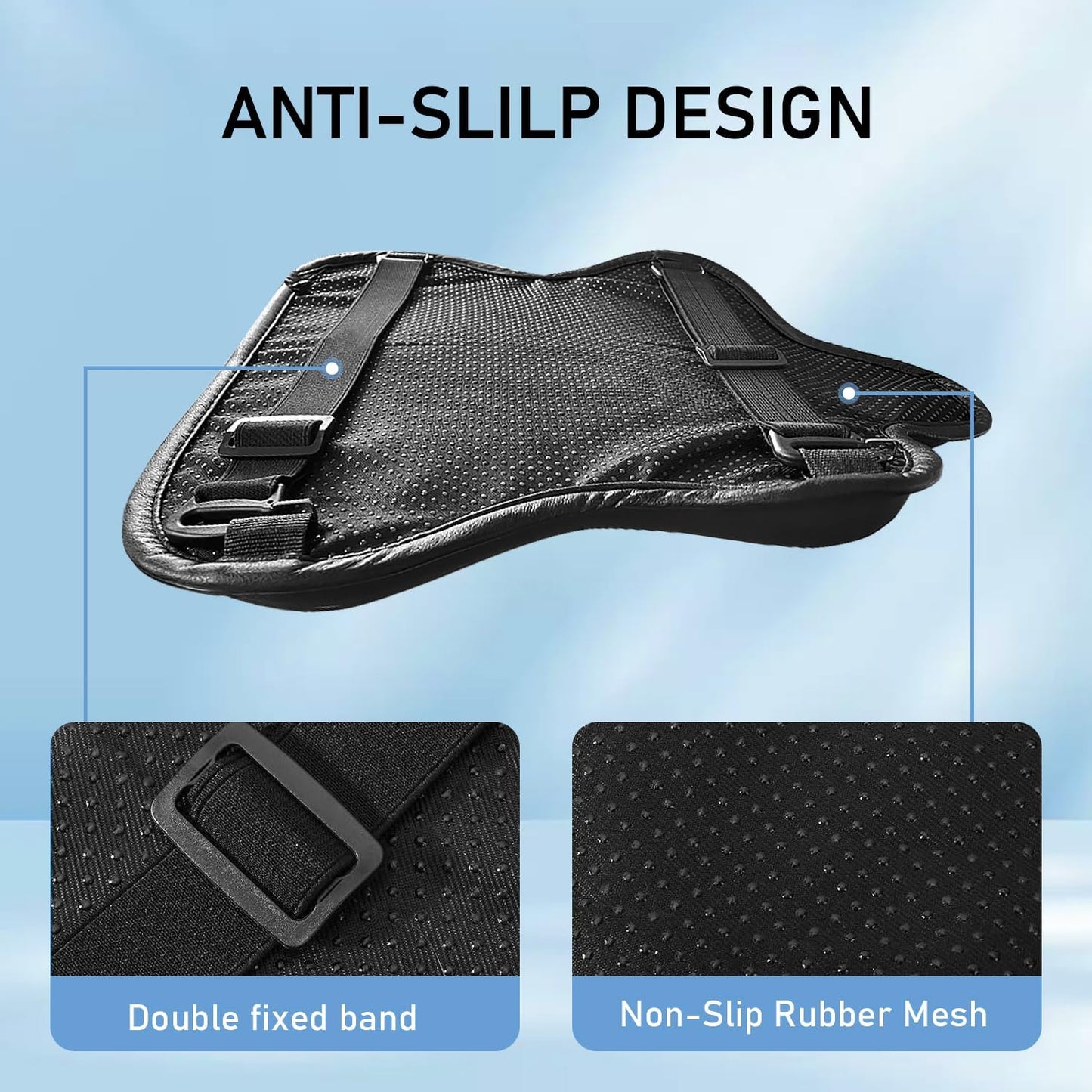 Phonery SaddleSoothe ® Motorcycle Seat Cushion