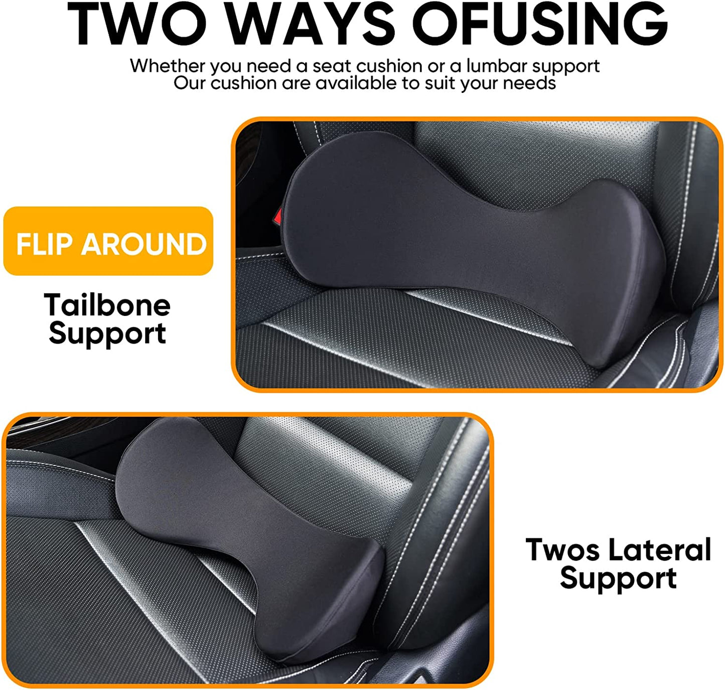 Phonery LumbarEase  ® Car Support Pillow-Getphonery