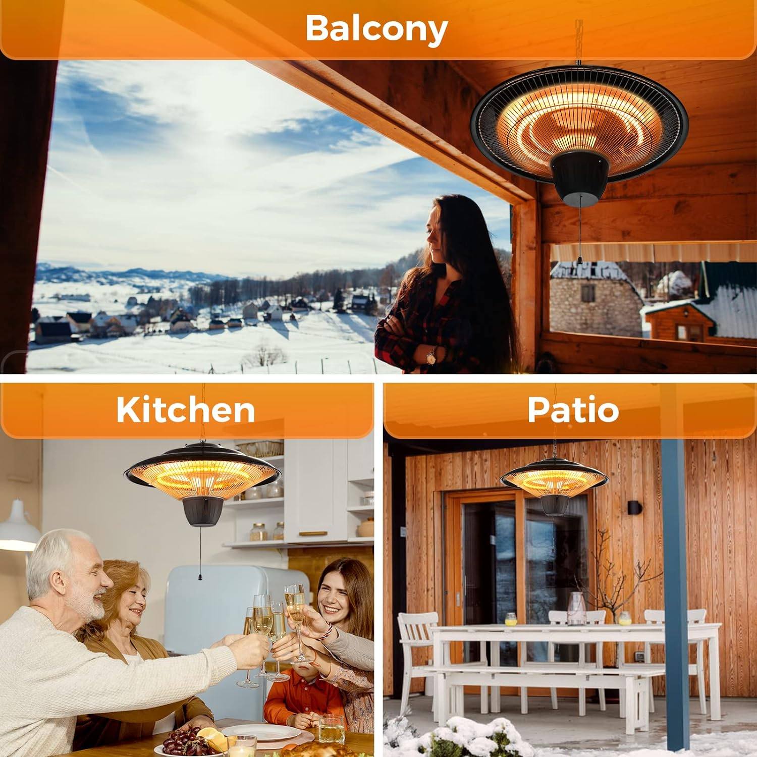 Phonery RadiantEdge ® Outdoor Patio Heater-Getphonery