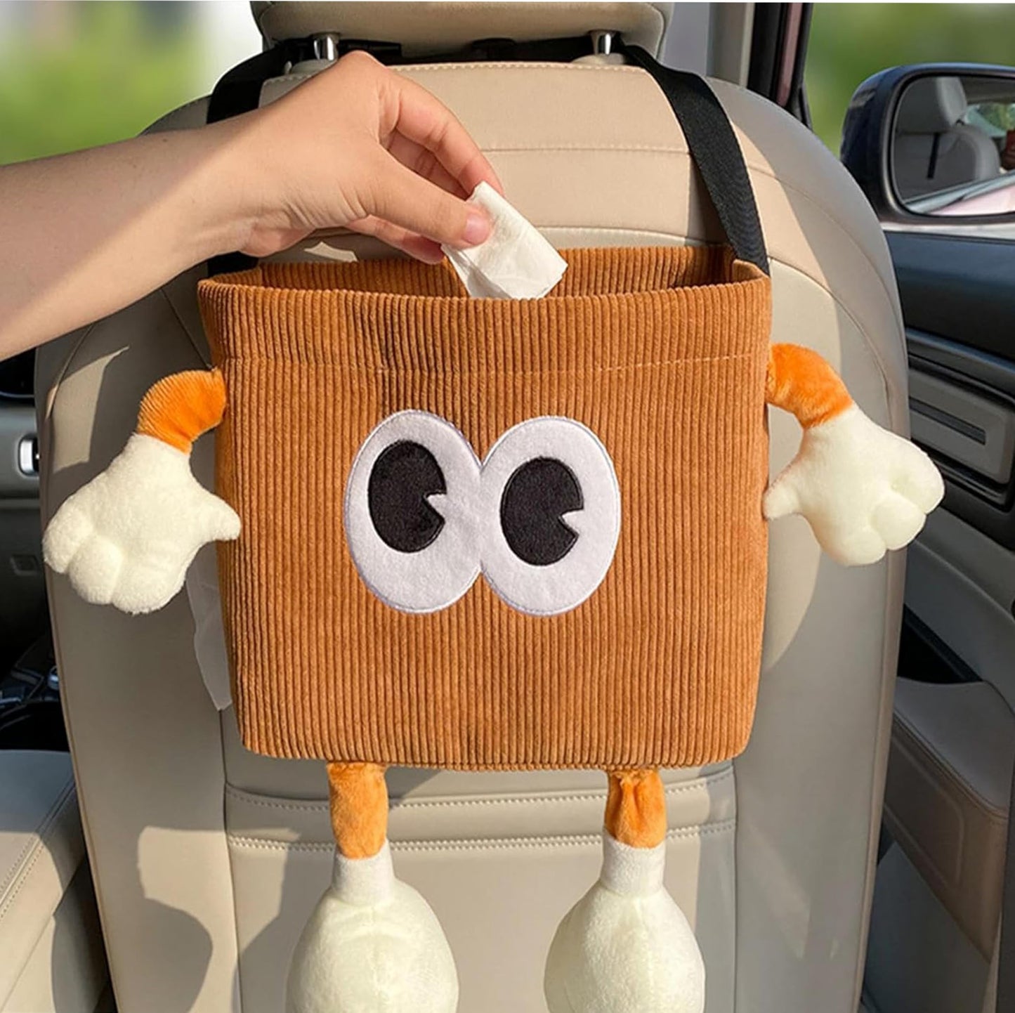 Phonery TidyBuddy ® Car Trash with Tissue Holder