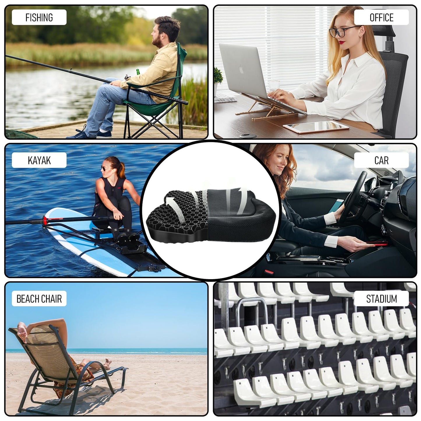 Phonery YakComfort ® Kayak Seat Cushion