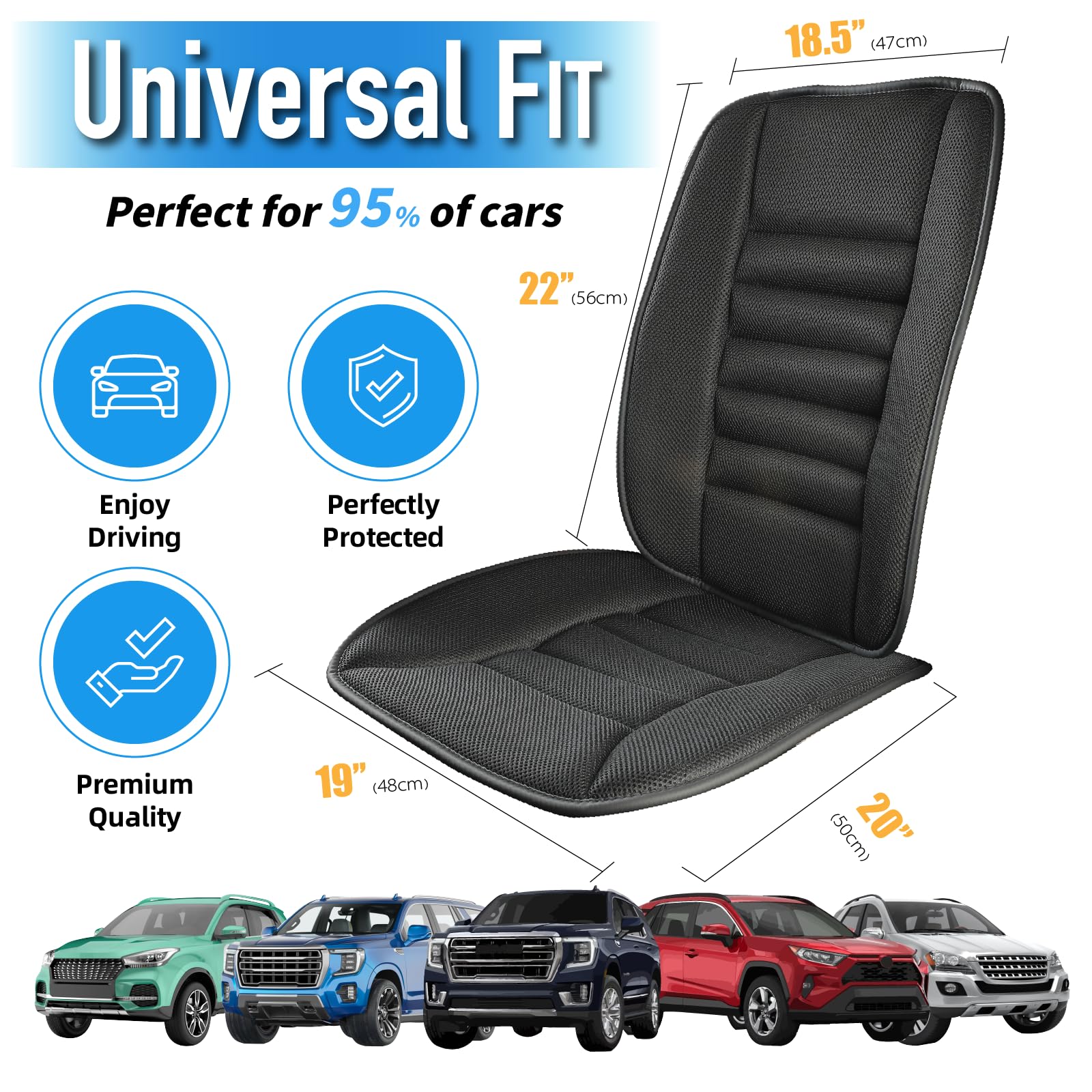 Phonery BackEase ® Car Seat Cushion-Getphonery