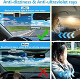 Sun Visor Extender for Car, 2025 New Adjustable Car Visor Extender Sun Blocker, Anti-Glare, Protect UV Ray, Easy to Install, Safe Driving Accessories Extender, Universal for Sedan, SUVs (Black)
