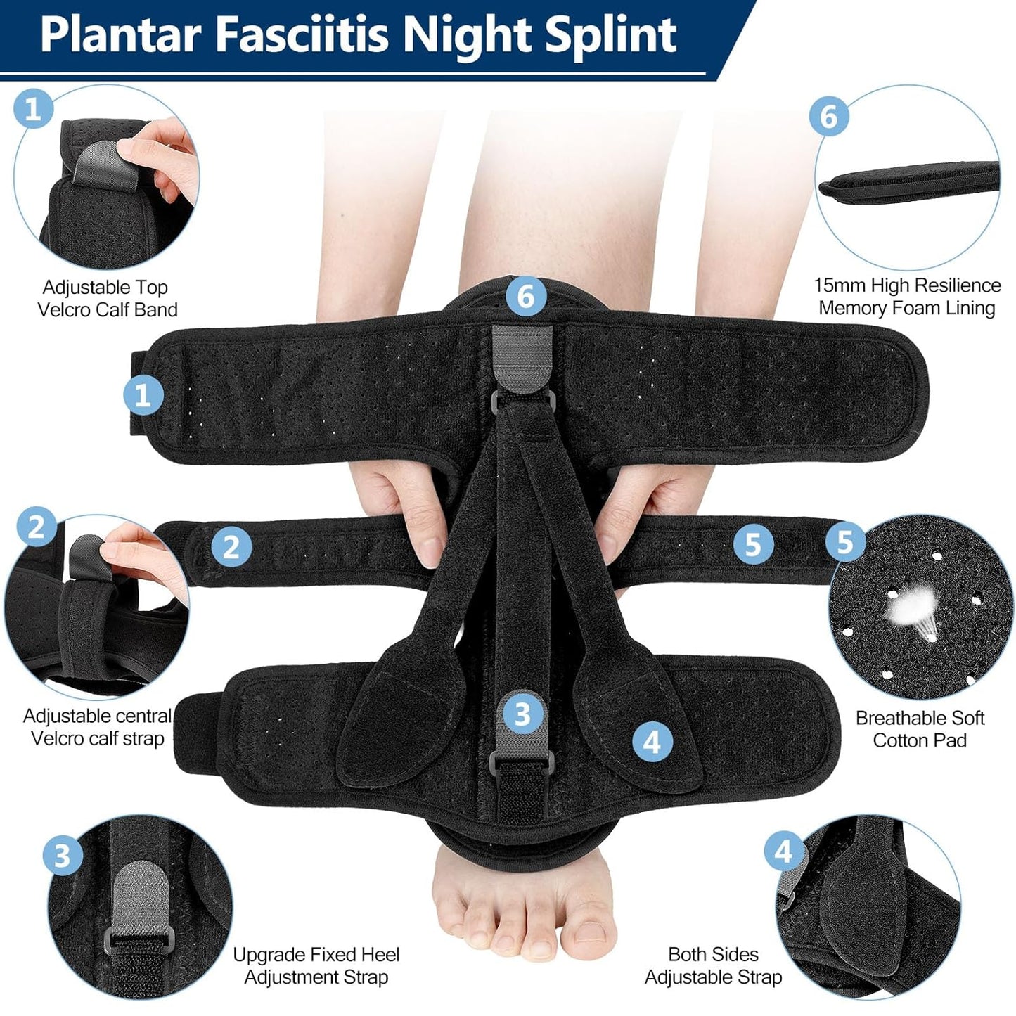 Phonery FlexiStep ® Plantar Fasciitis Night Splint-Getphonery