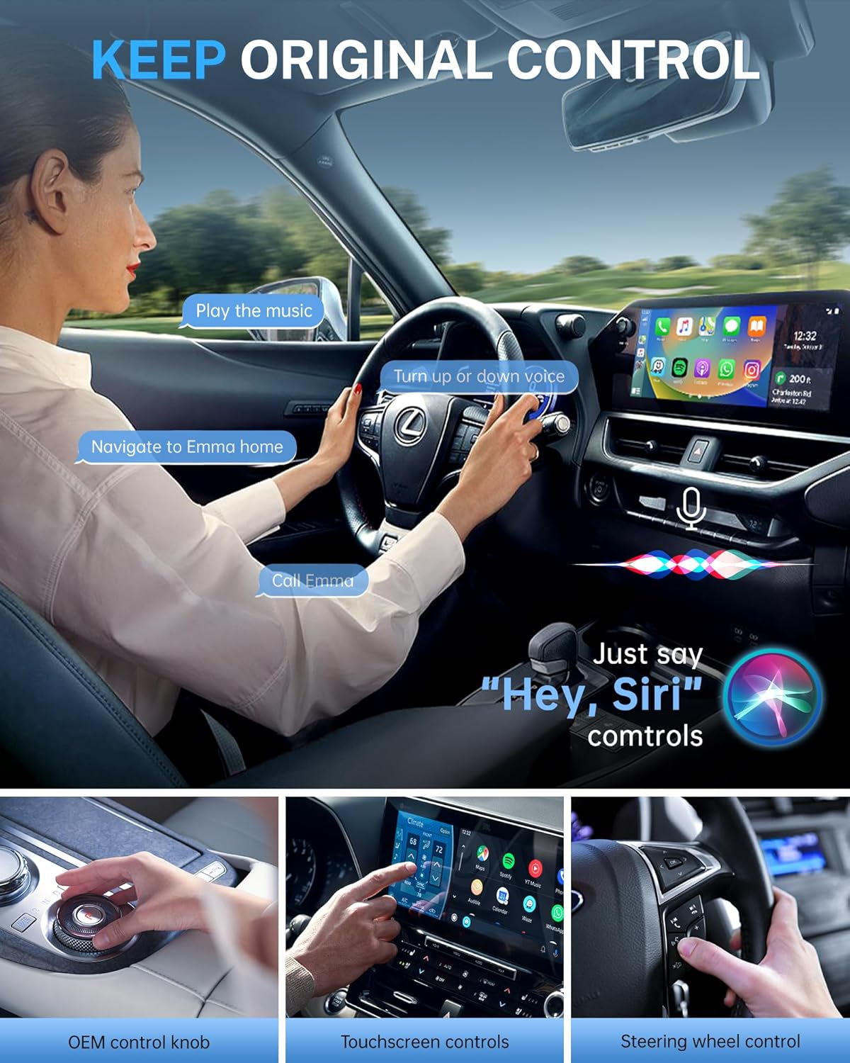 Phonery CarLink ® Wireless CarPlay Adapter