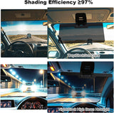 Sun Visor Extender for Car, Enhanced UV400 Anti-Glare, Adjustable Mount with PC Lens, Universal Car Anti-UV Polarized Sun Visor Extender Attachment, Anti-Snow Blind, Ensure Safe Driving