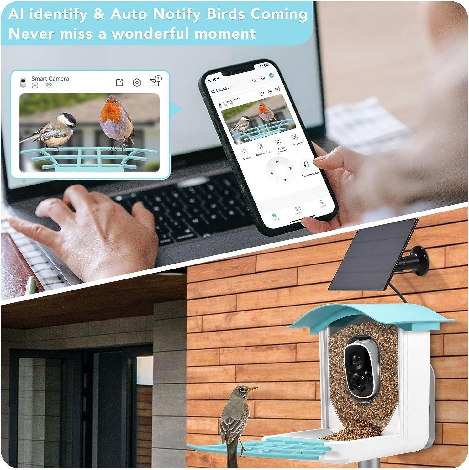 Phonery BirdieView ® Bird Feeder with Camera-Getphonery