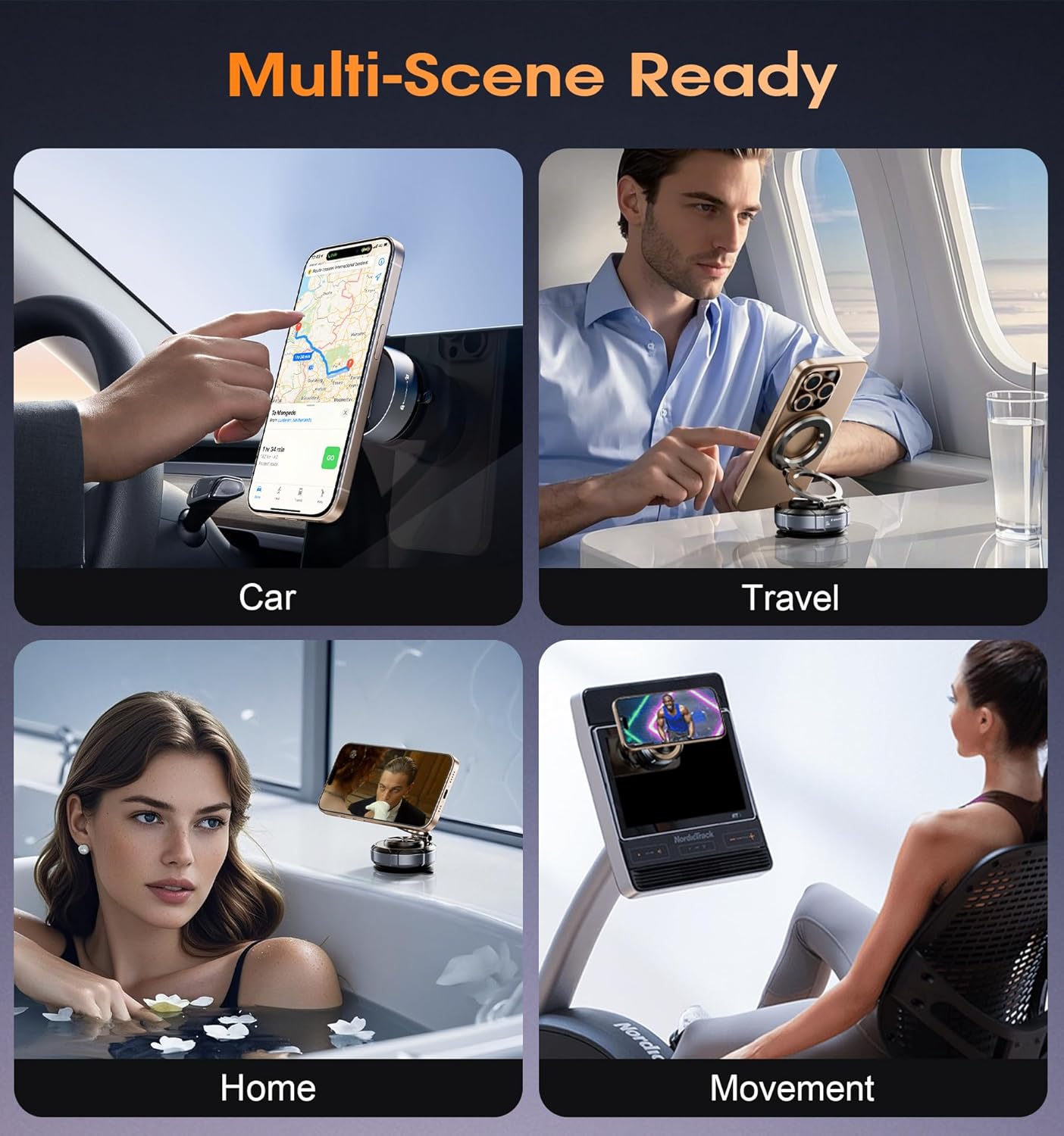 Phonery VacLock ® Phone Mount For Car Dashboard