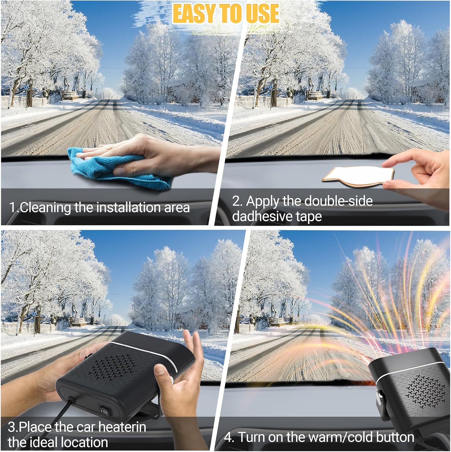 Phonery FrostGuard ® Portable Car Heater-Getphonery