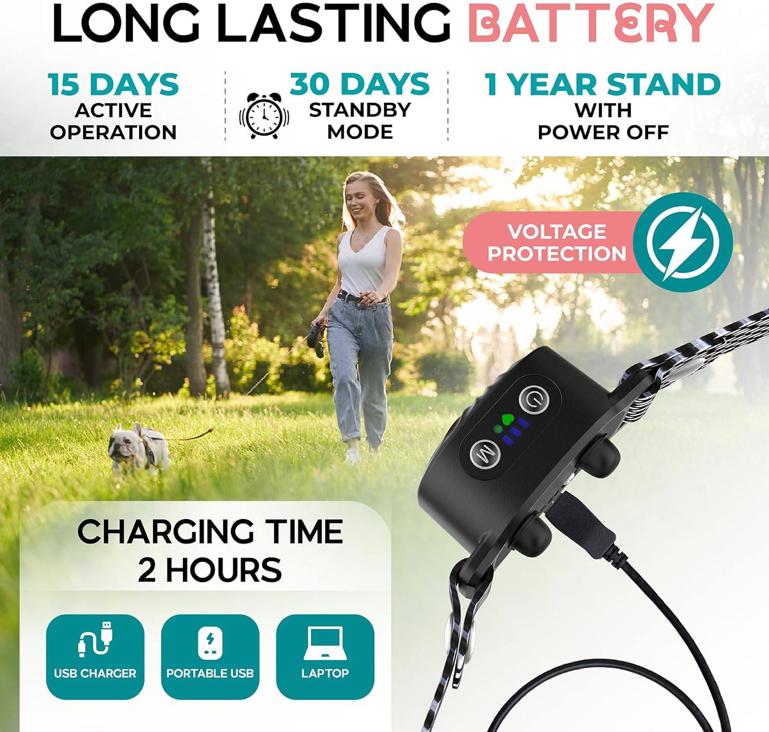 Phonery BarkEase ® Bark Collar for Small Dogs-Getphonery