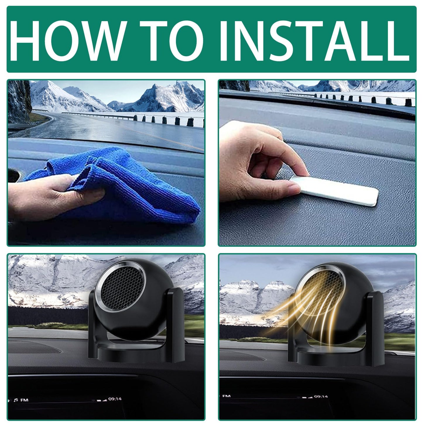 Phonery HeatWave ® Fast Car Heater-Getphonery