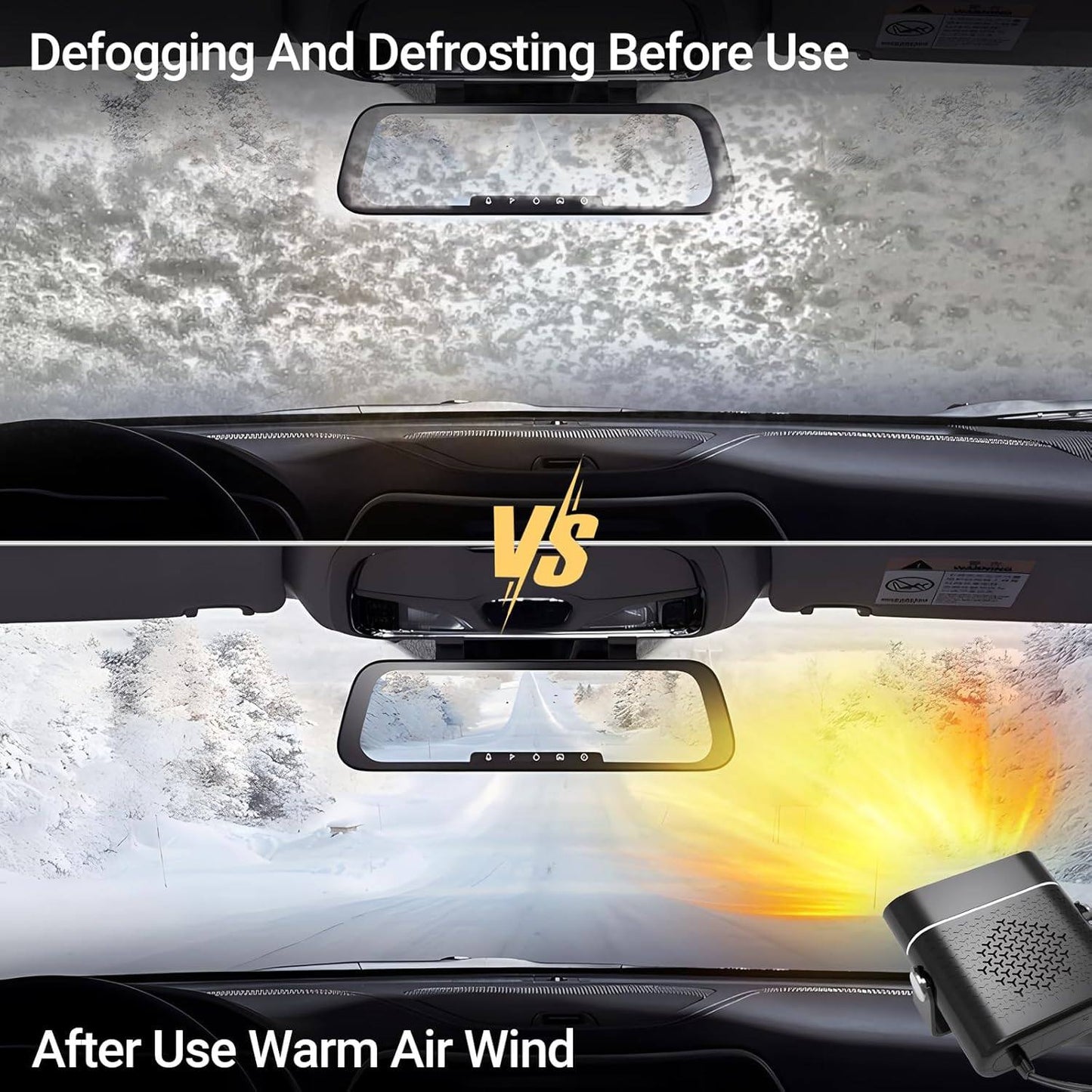 Vehicle Radiator Frostguard Portable Car Heater | 12V Heater for Car | Windshield Defogger ā GetPhonery