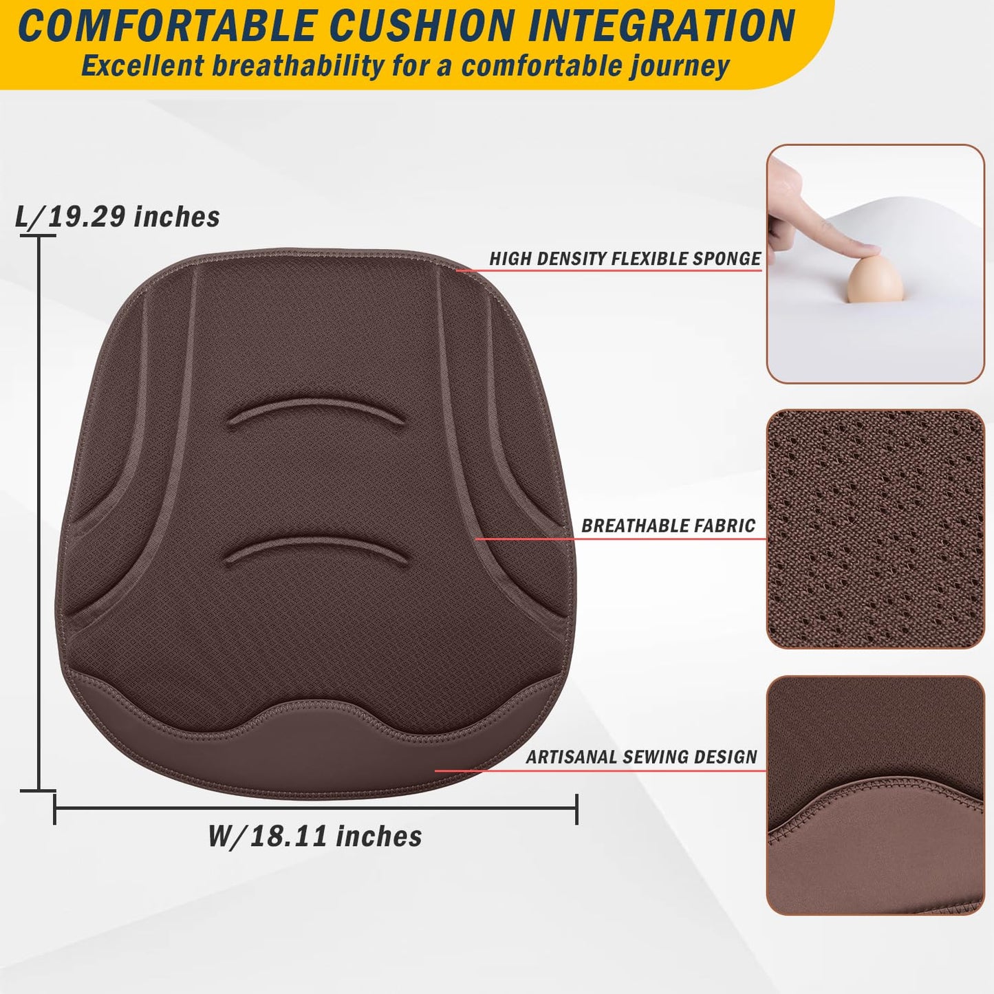 Phonery LuxRide ® Breathable Car Seat Cover