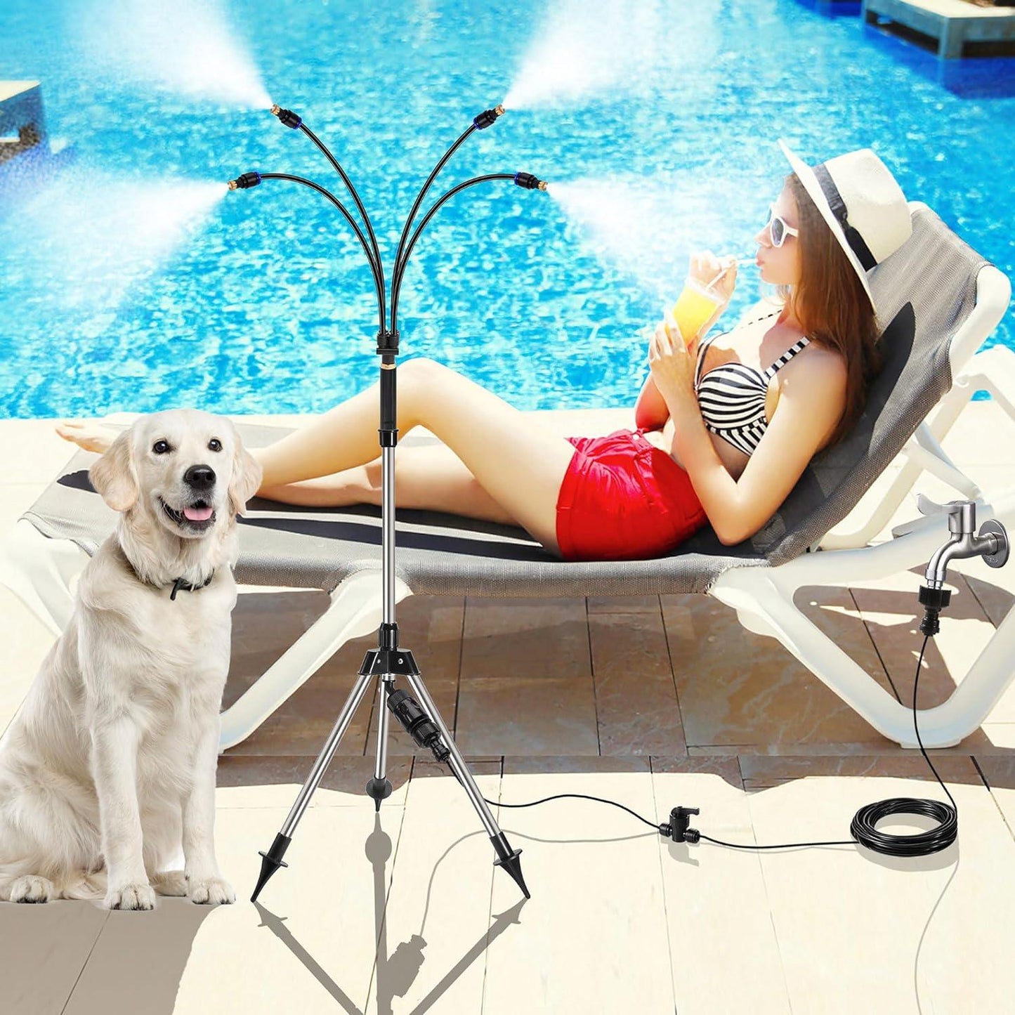 Phonery MistMaster ® Standing Misters for Outside Patio-Getphonery