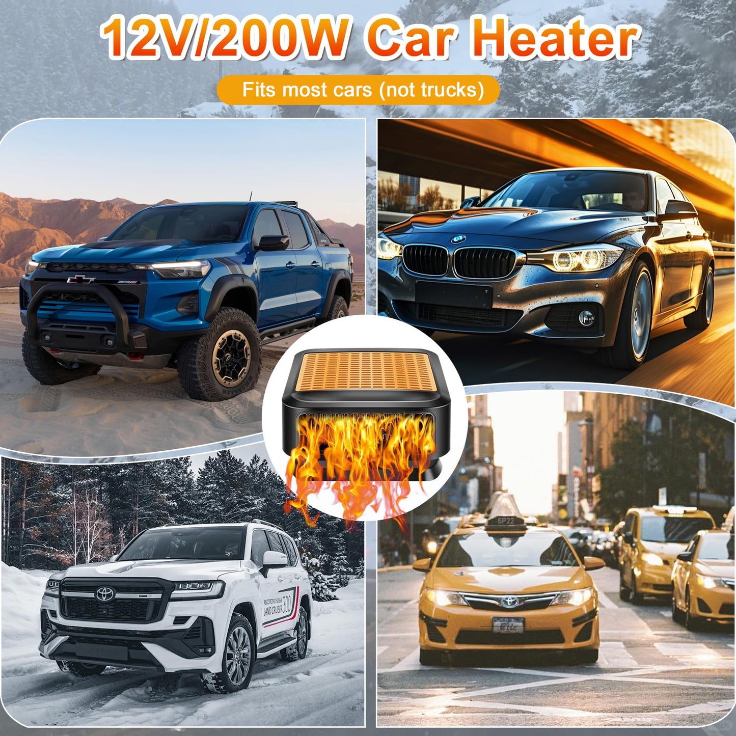 Phonery HeatWave ® Car Heater Defroster-Getphonery