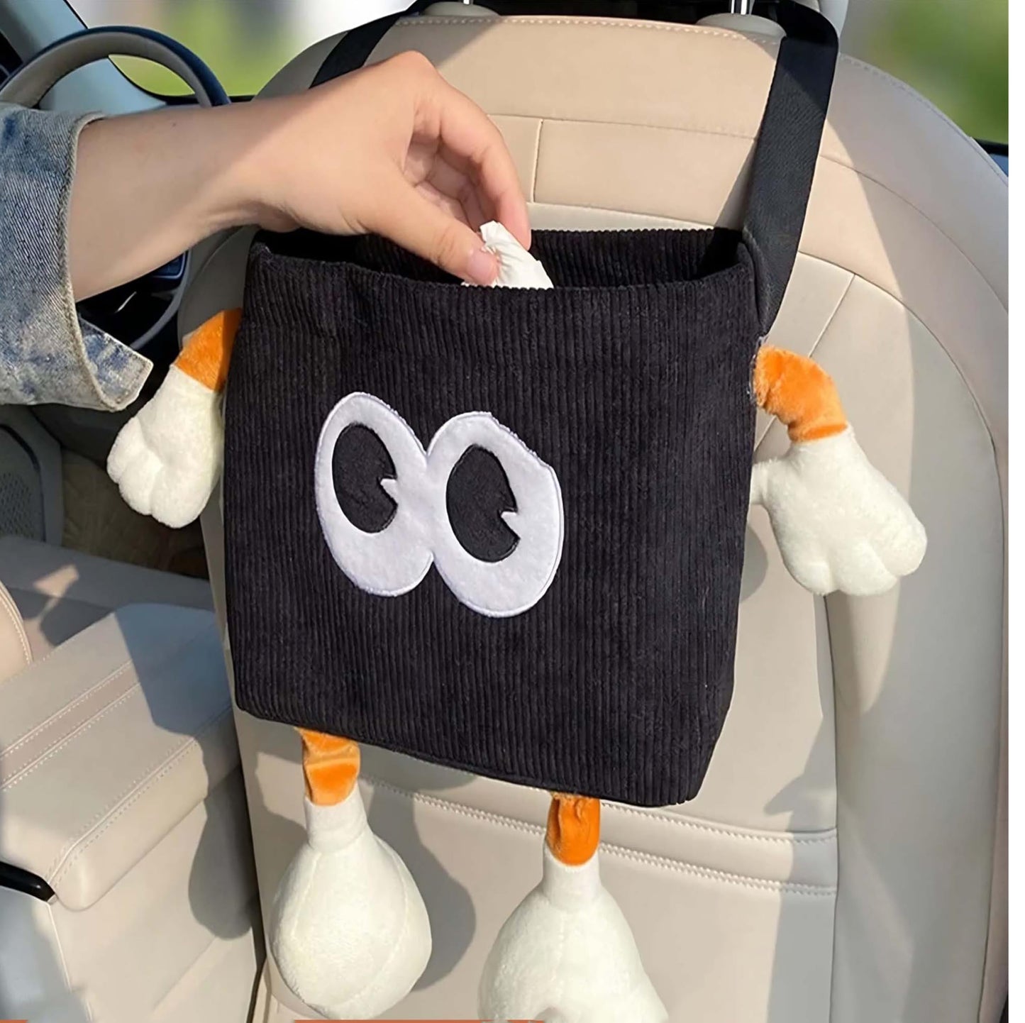 Phonery TidyBuddy ® Car Trash with Tissue Holder