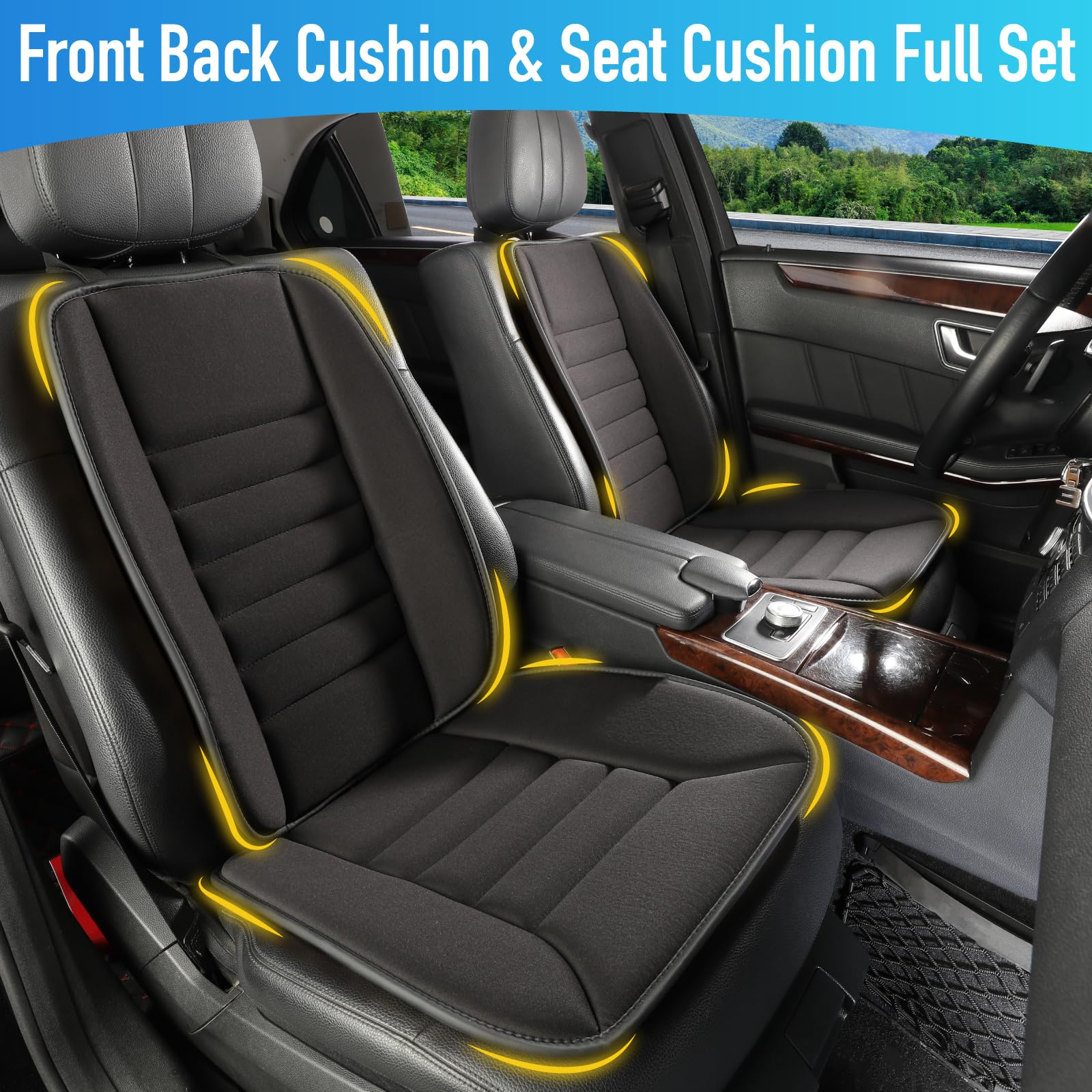 Phonery BackEase ® Car Seat Cushion-Getphonery
