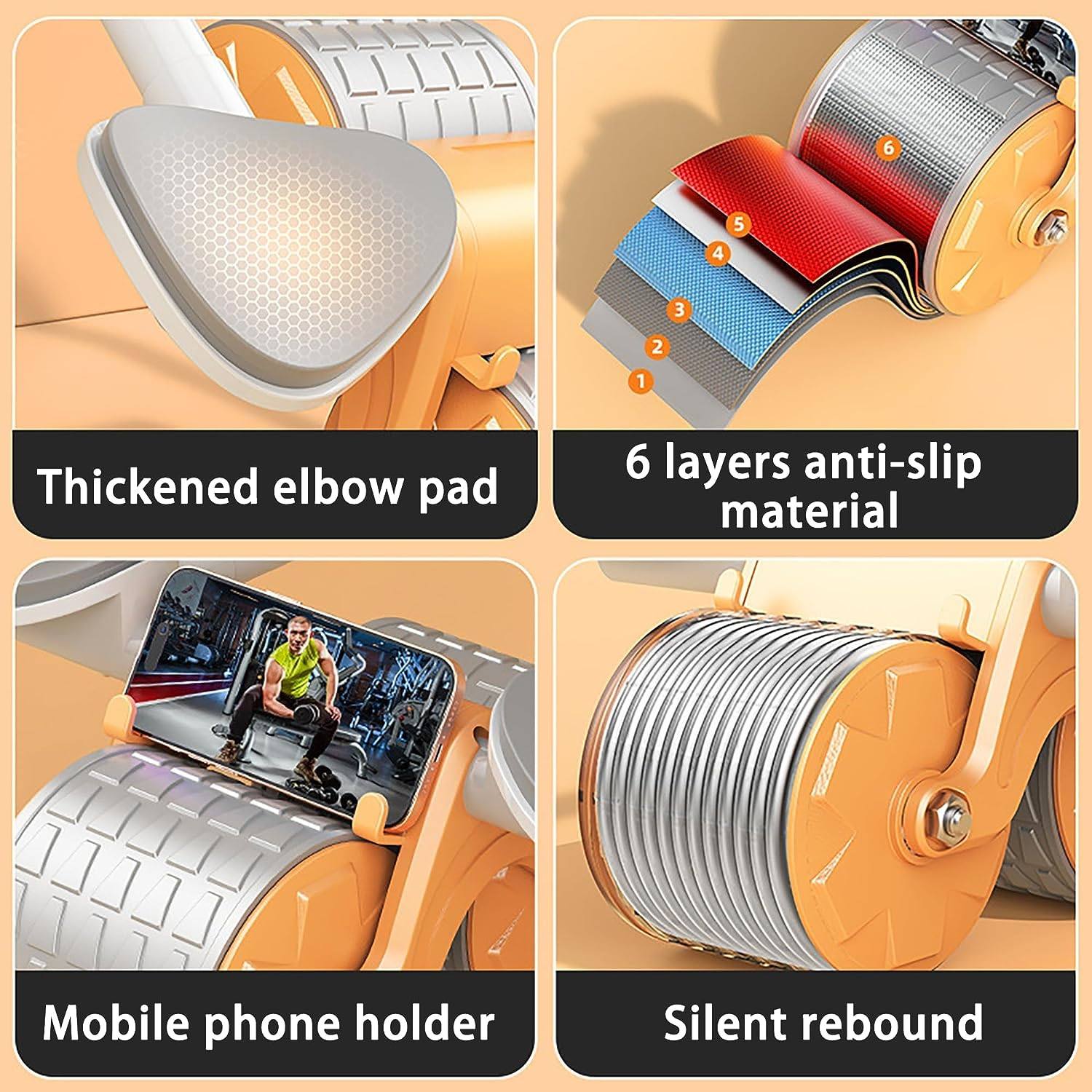 Phonery AbMax 2 ® Abs Roller With Phone Holder-Getphonery