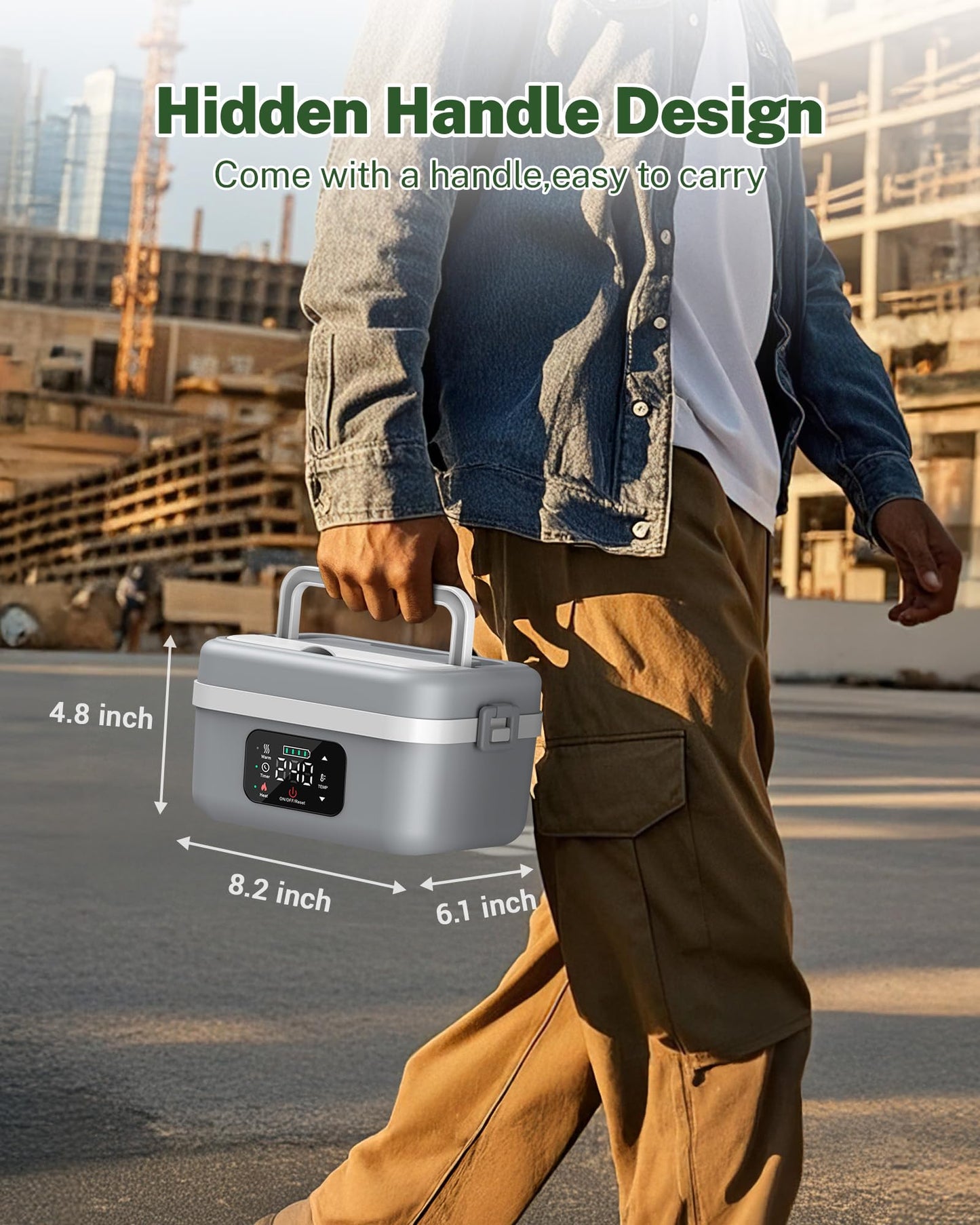 Phonery VoltLunch ® Electric Lunch Box for Adults
