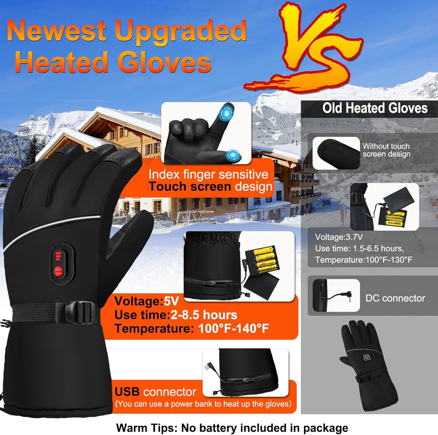 Phonery FrostGuard ® Electric Heated Gloves-Getphonery