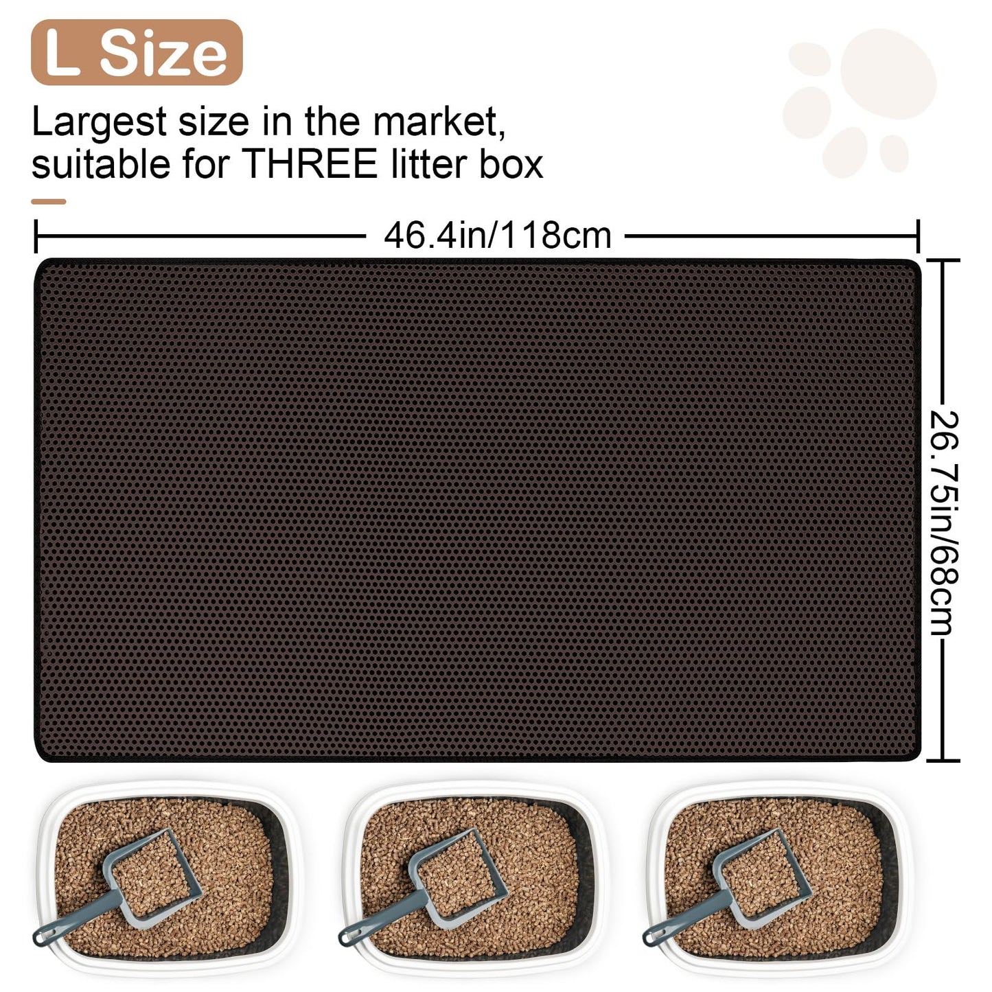 Phonery CleanTrail ® Cat Litter Mat-Getphonery