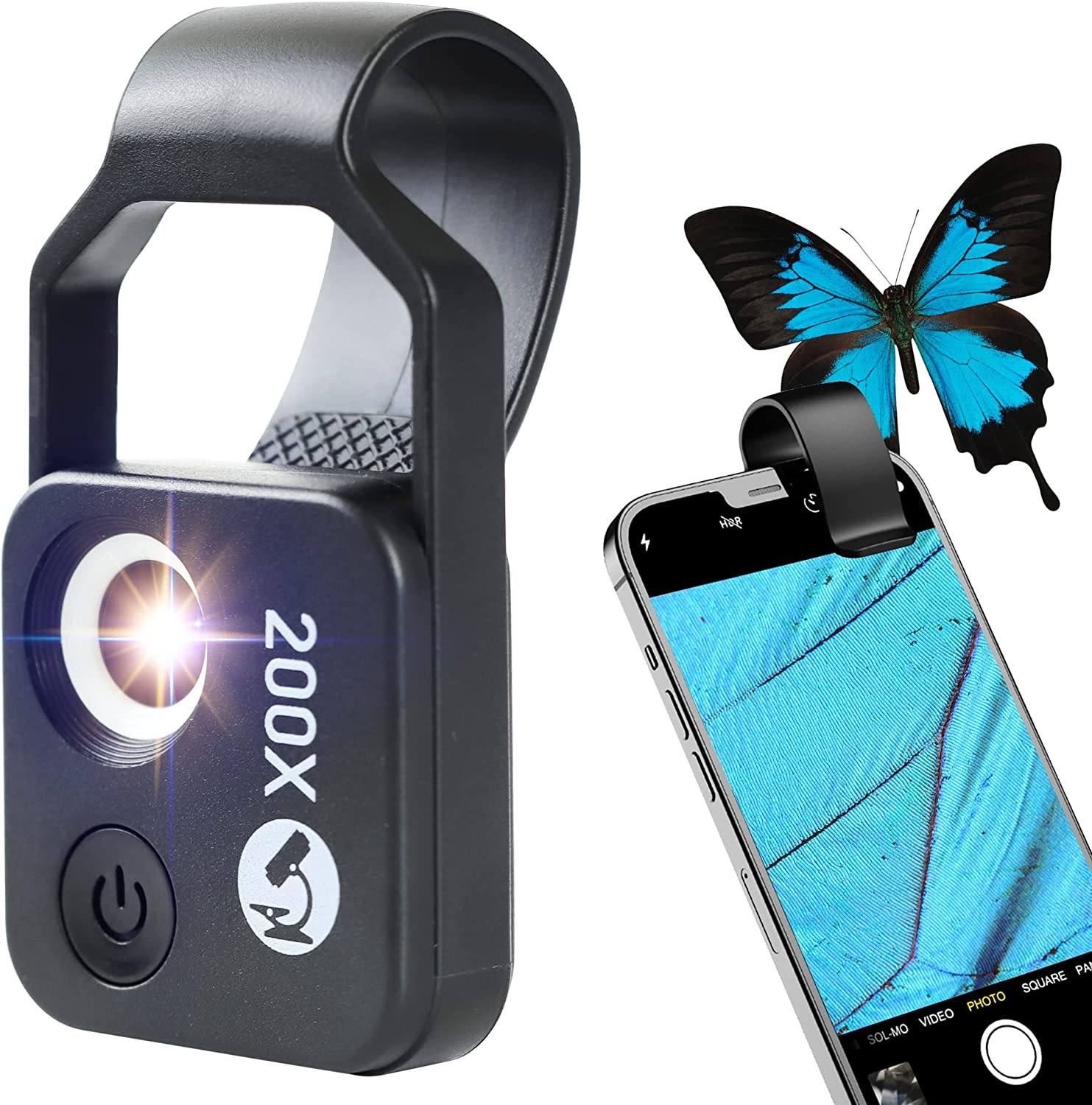 Phonery Zoom ® 200x Phone Microscope-Getphonery