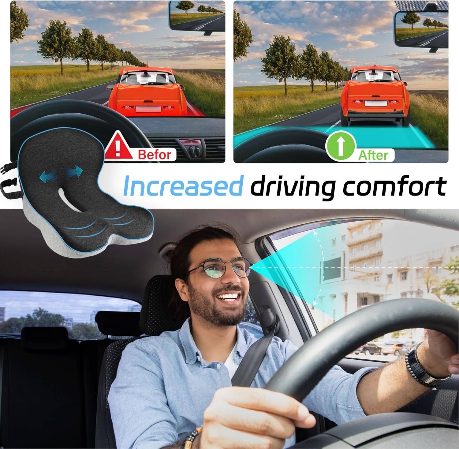 Phonery RoadComfort ® Truck Drivers Seat Cushion-Getphonery