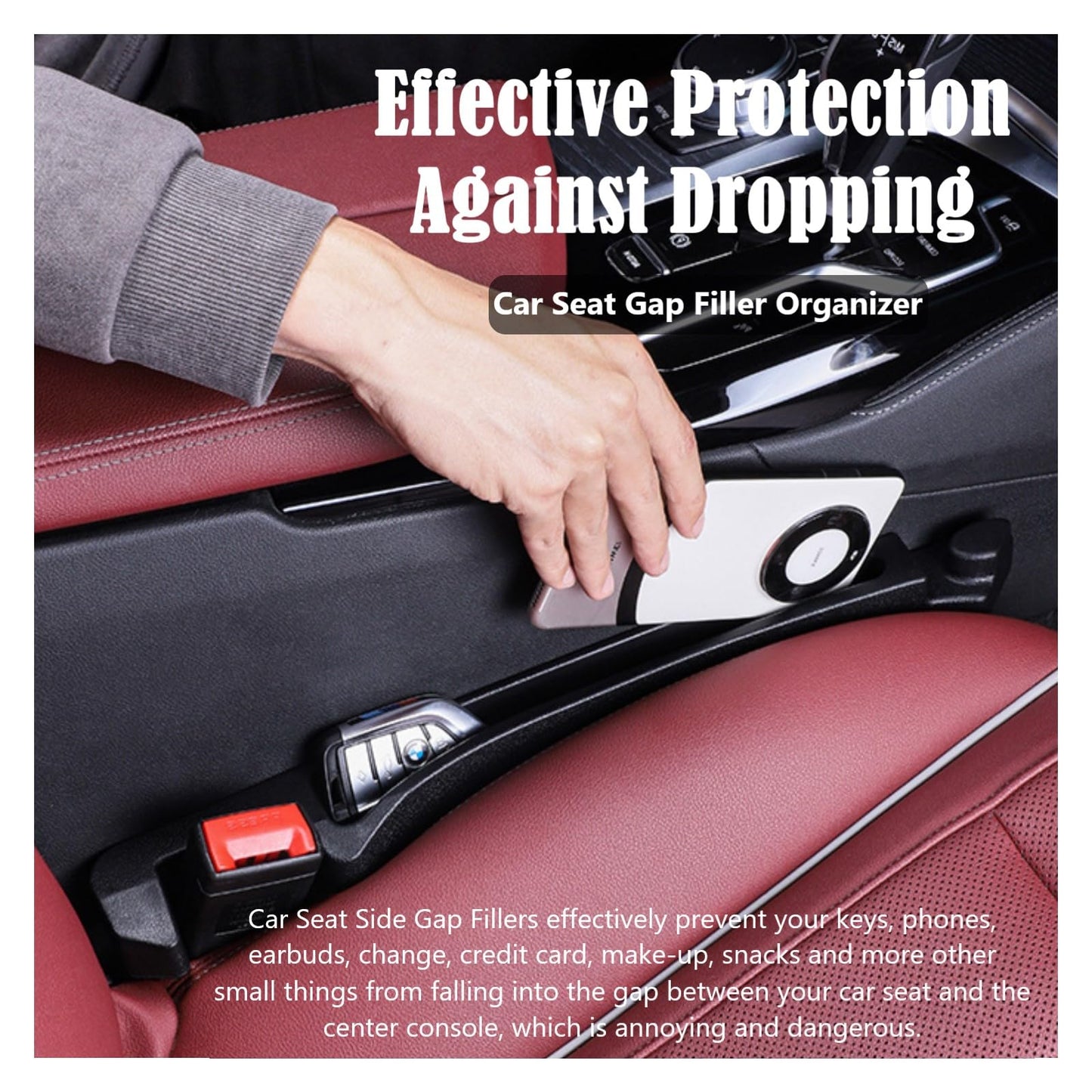Phonery GapGuardian ® Car Seat Gap Filler