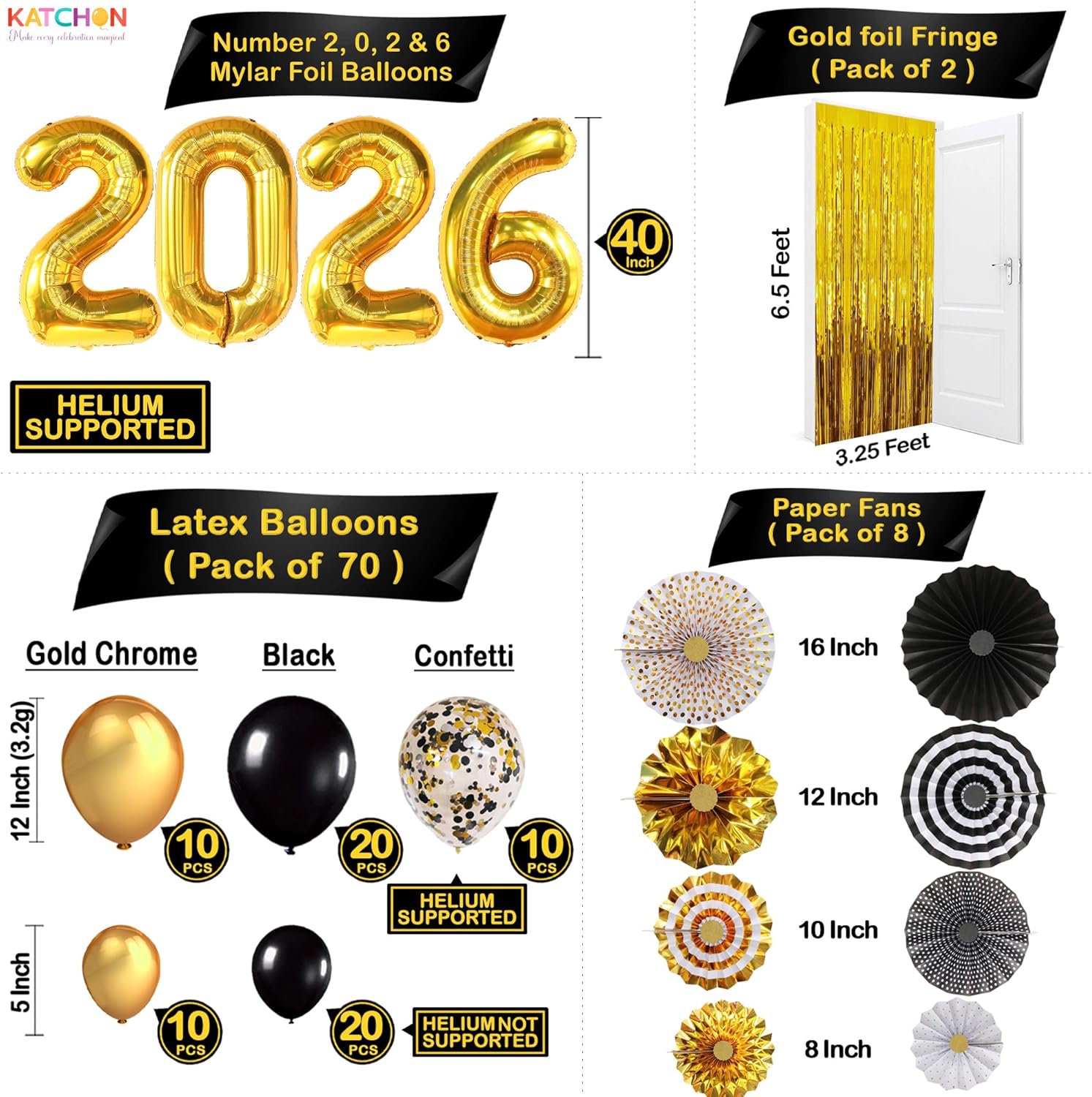 Phonery Opulence Avenue New Year’s Eve Luxe Party Supplies
