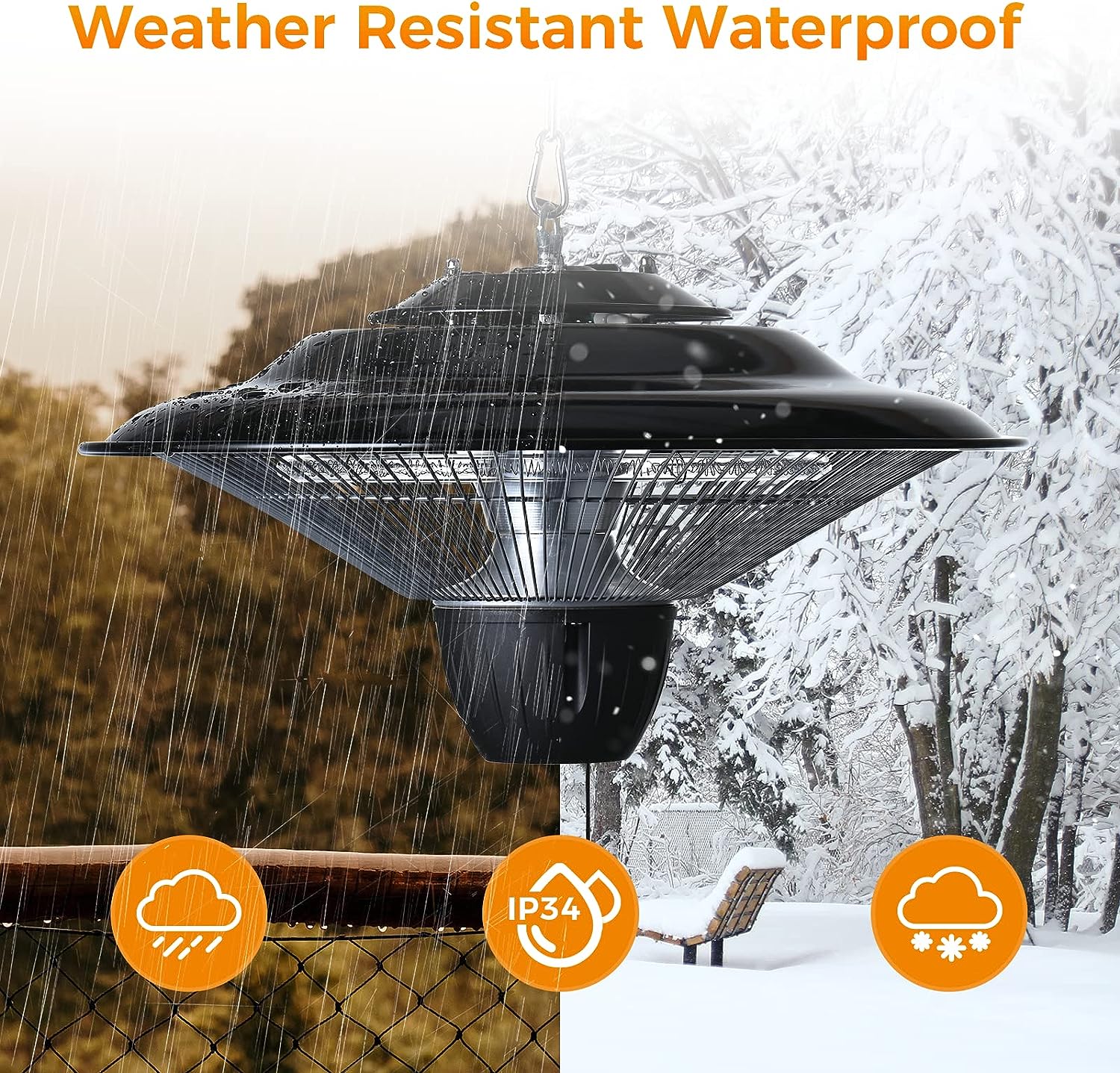 Phonery RadiantEdge ® Outdoor Patio Heater-Getphonery