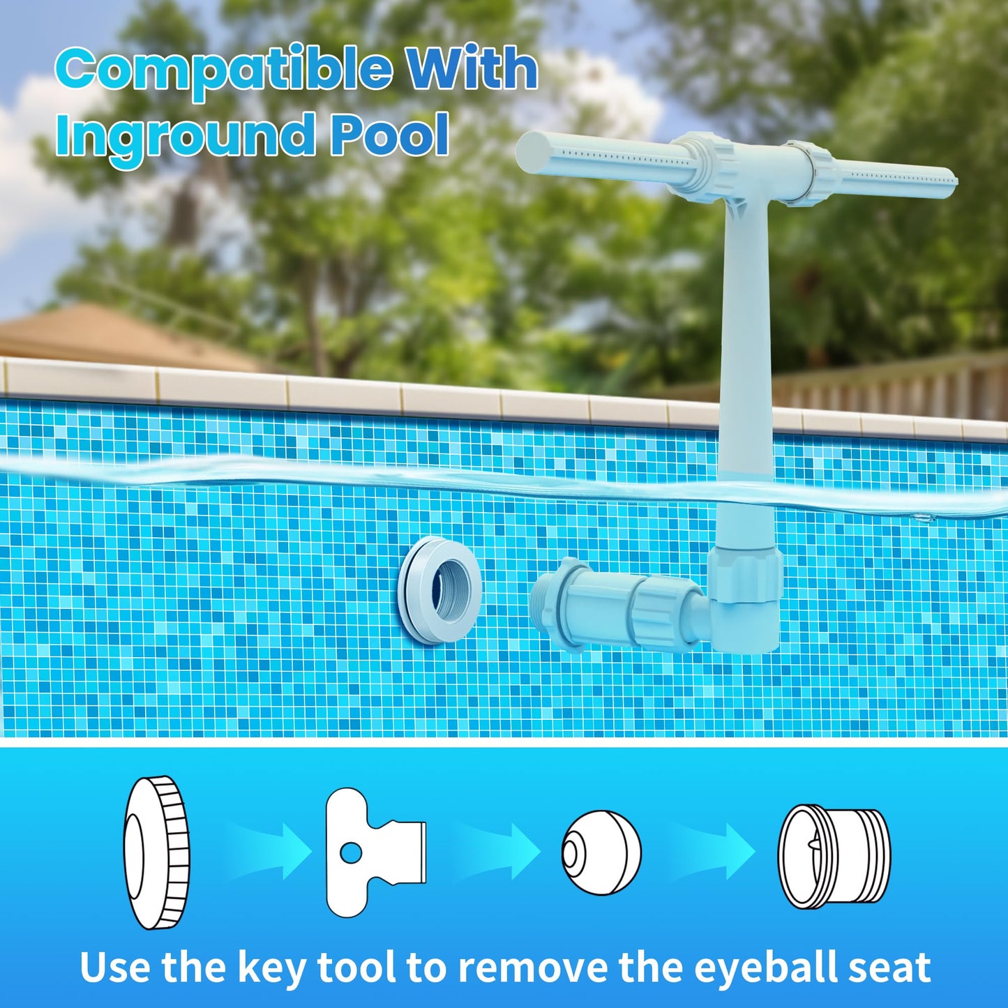 Phonery AquaMist ® Pool Fountain Waterfall-Getphonery