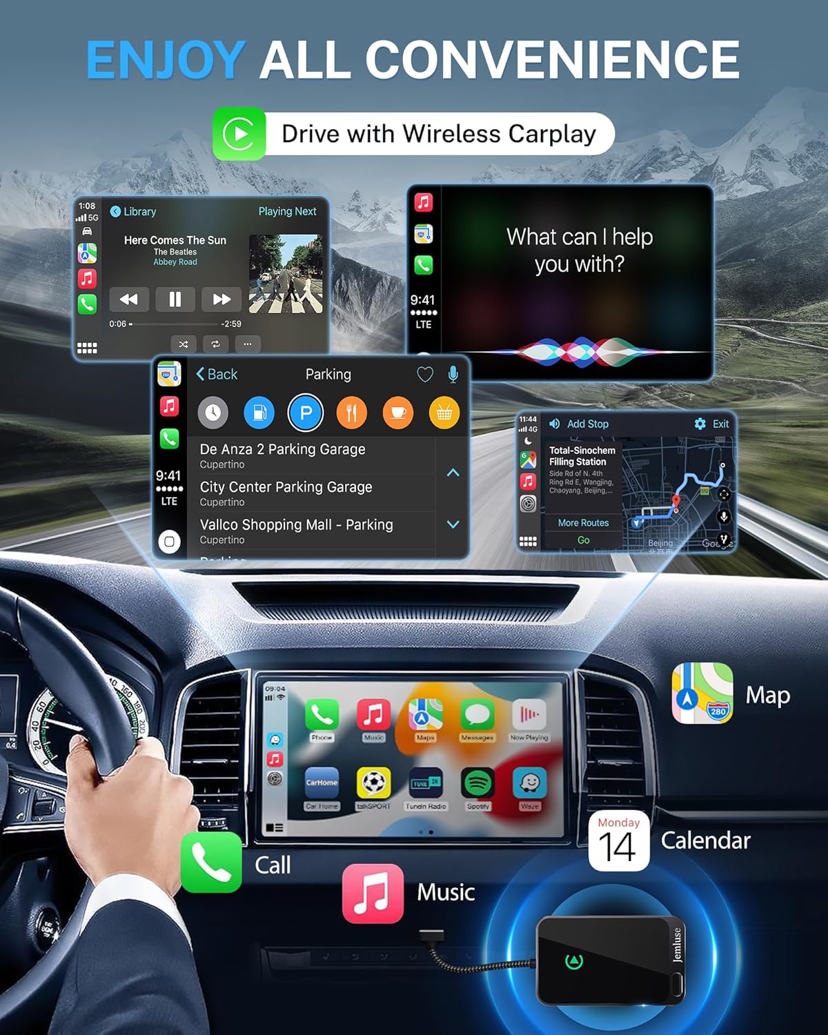 Phonery CarLink ® Wireless CarPlay Adapter