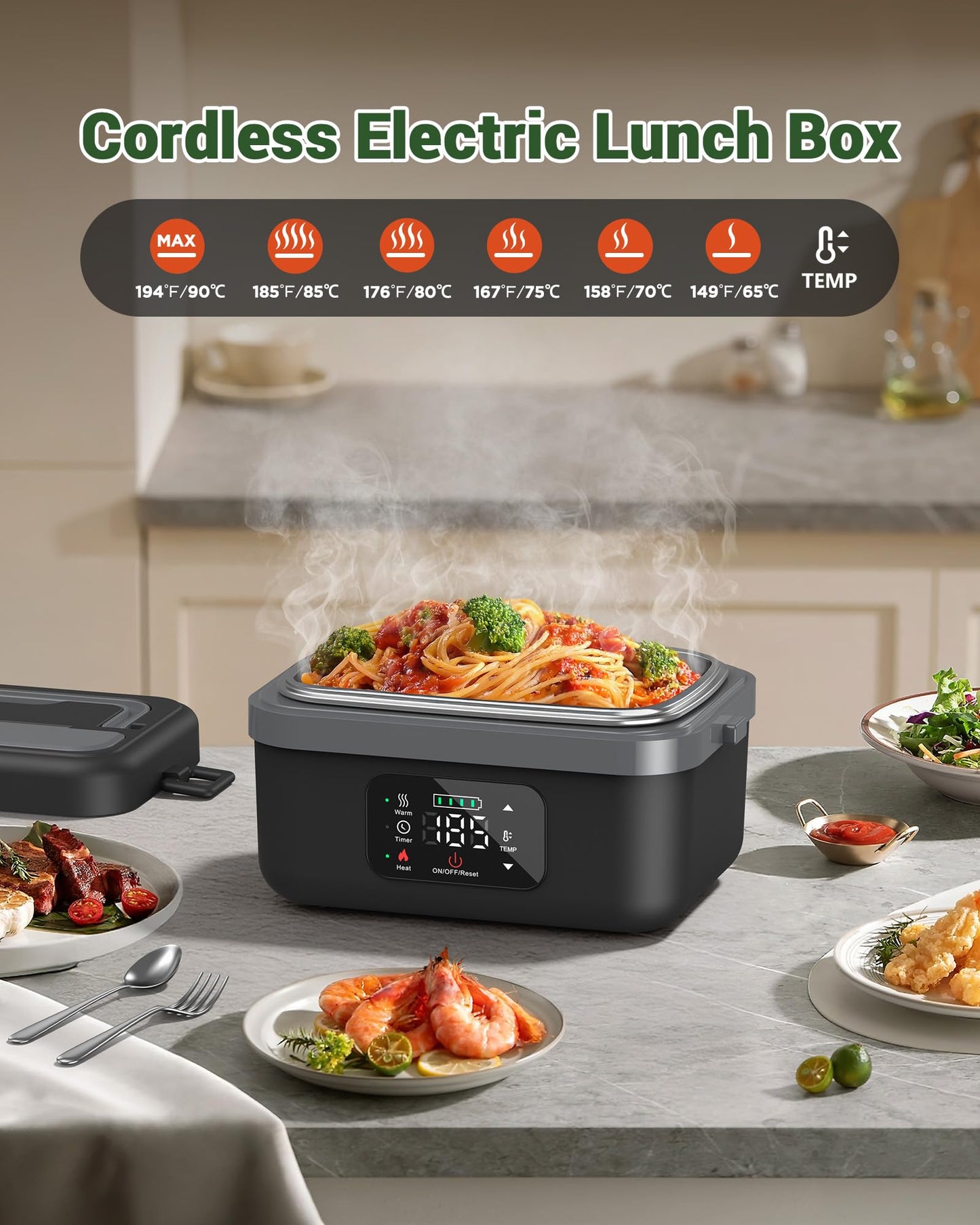 Phonery VoltLunch ® Electric Lunch Box for Adults