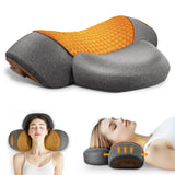 3-in-1 Rechargeable Neck Massager Pillow - Pillow Massage Neck Hump for Shoulder Pain, Deep Tissue Pain Relief, with Heating and Traction Function, Hump Corrector for Women