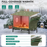 Phonery Guardian ® Outdoor Cat House for Winter