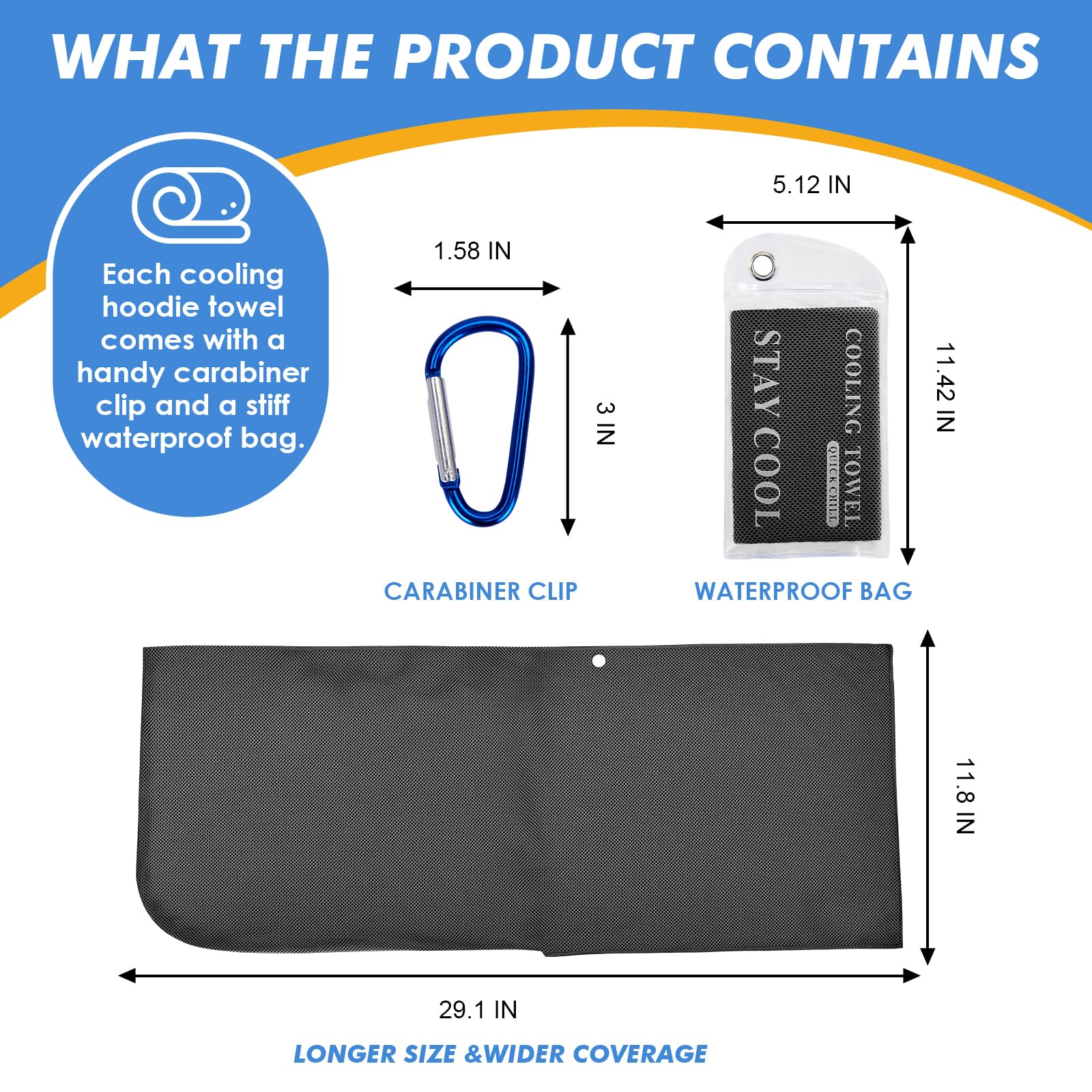 Phonery CoolGuard ® Cooling Hoodie Towel-Getphonery