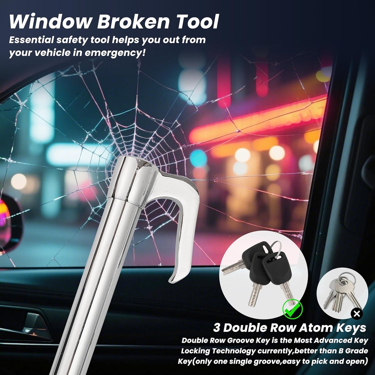 Phonery LockEase ® Steering Column Lock