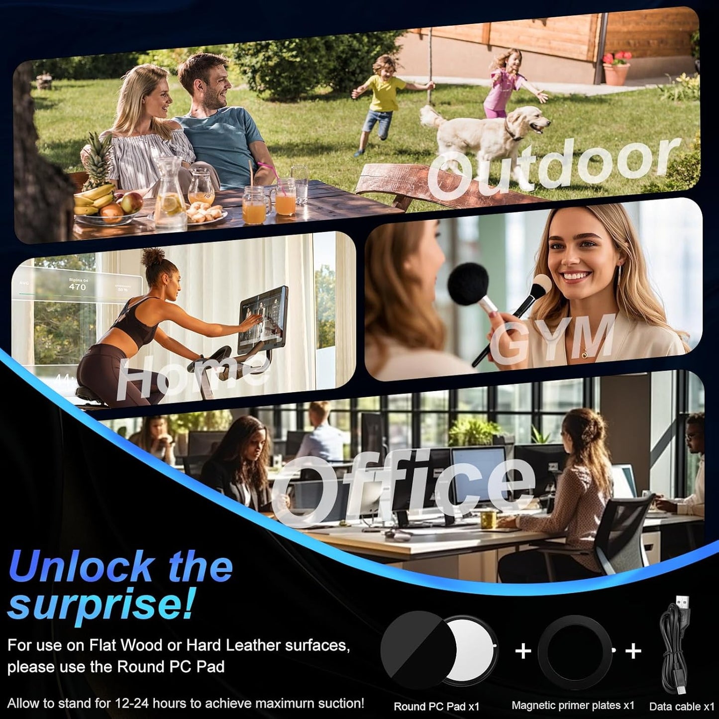 Phonery LockBuddy ® Phone Mount with Twist Lock