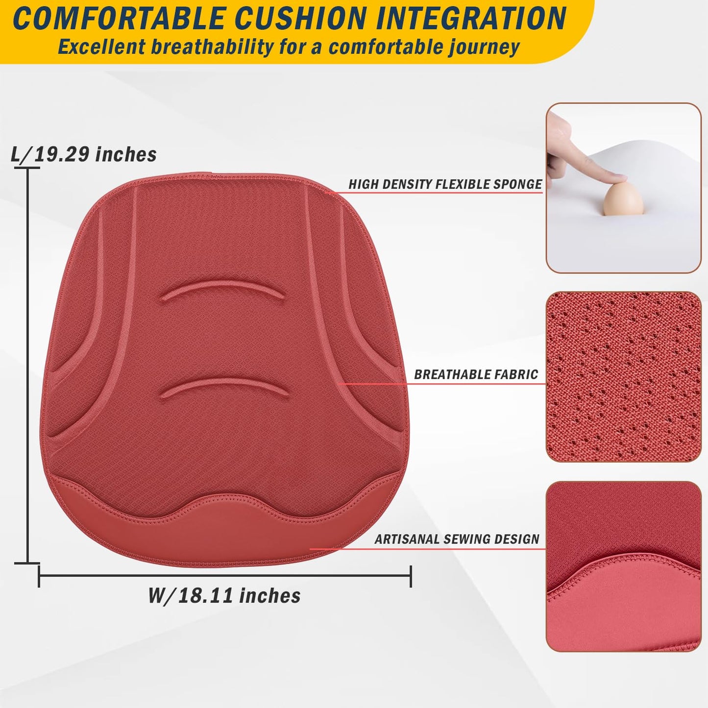 Phonery LuxRide ® Breathable Car Seat Cover