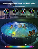 Phonery AquaGlow ® Pool Fountain with LED Lights-Getphonery