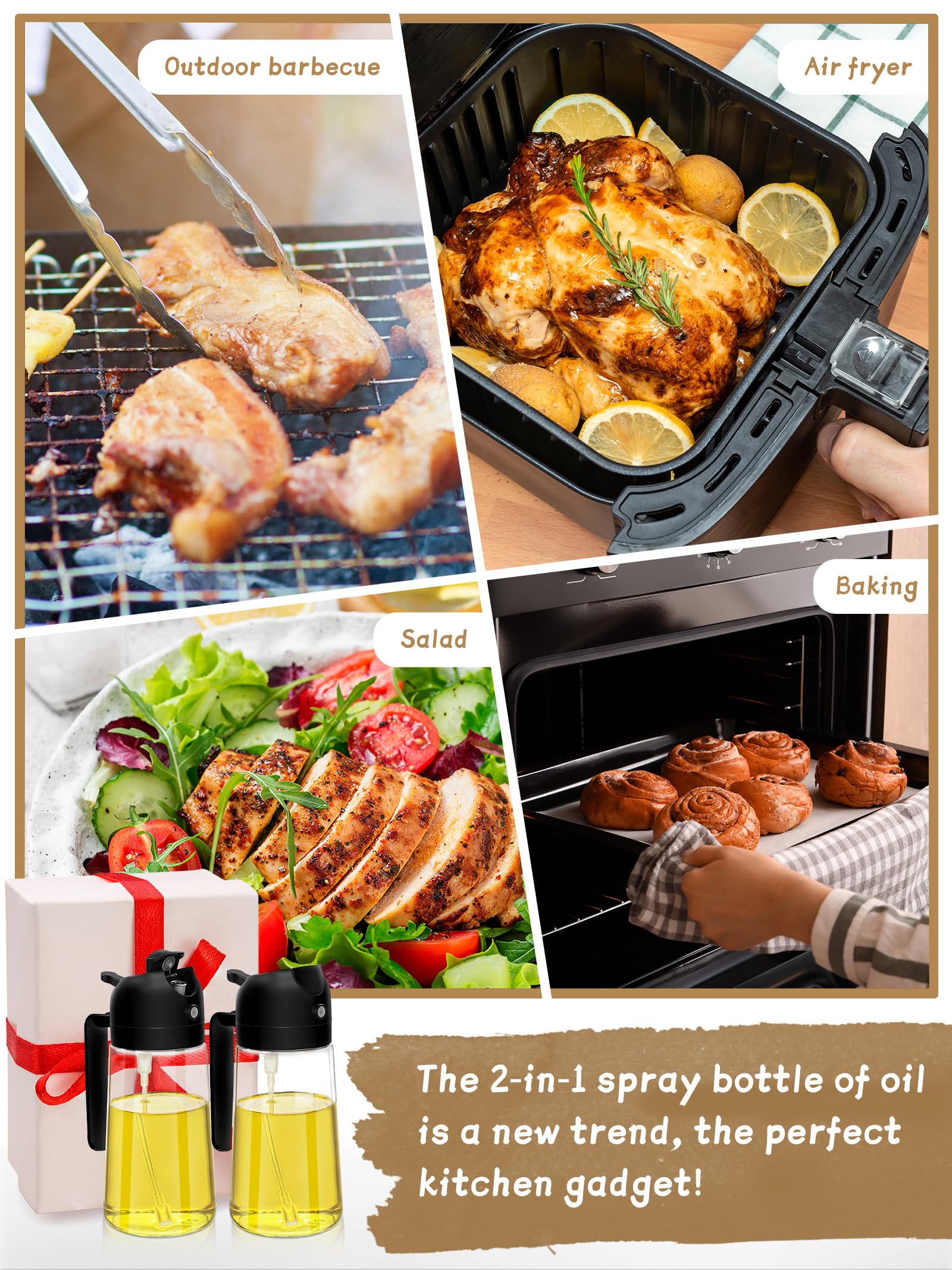 Phonery SprayMaster ® Oil Sprayer 2 Pack-Getphonery