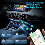 Wireless CarPlay Adapter for iPhone 2025 Upgrade Convert Wired CarPlay to Wireless CarPlay,for Cars with Built-in CarPlay and iOS 10+,Mini Size USB-A&USB-C,Stable Control&No Delay