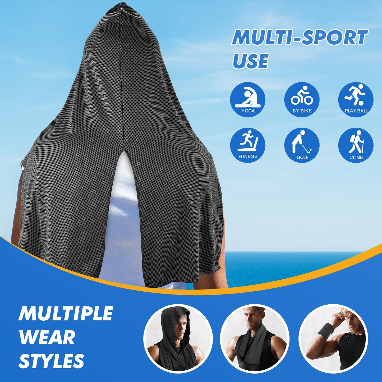 Phonery CoolGuard ® Cooling Hoodie Towel-Getphonery