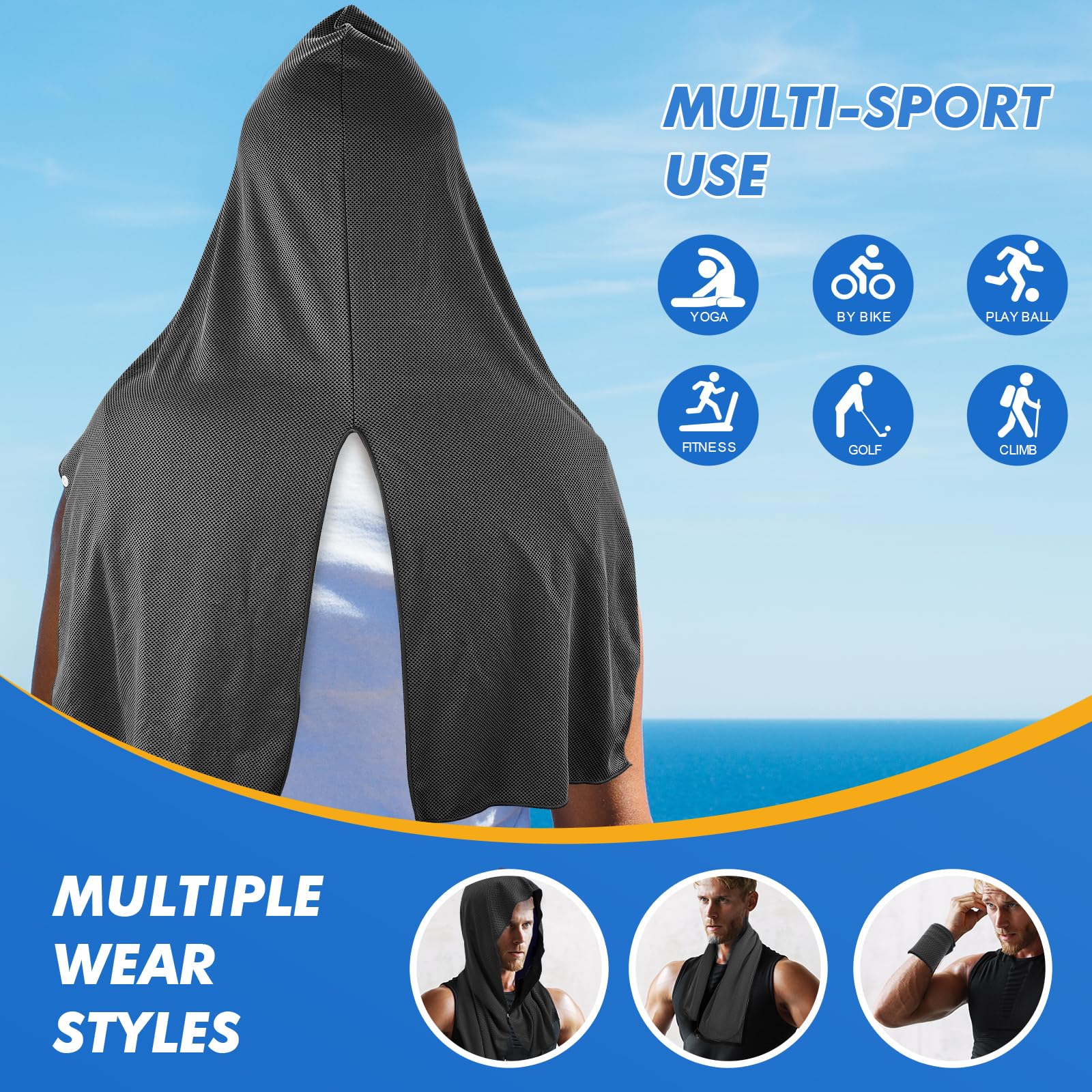 Phonery CoolGuard ® Cooling Hoodie Towel-Getphonery