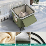 Phonery Guardian ® Outdoor Cat House for Winter