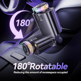 5 in 1 Retractable Car Charger with Aromatherapy and Starlight, USBC Car Charger Adapter, 69W Fast Charging Cars Phone Chargers, Cars Air Freshener Compatible for iPhone 16 15 14 13 12 and Android