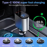 Phonery PowerMax ® 4 in 1 Retractable Car Charger
