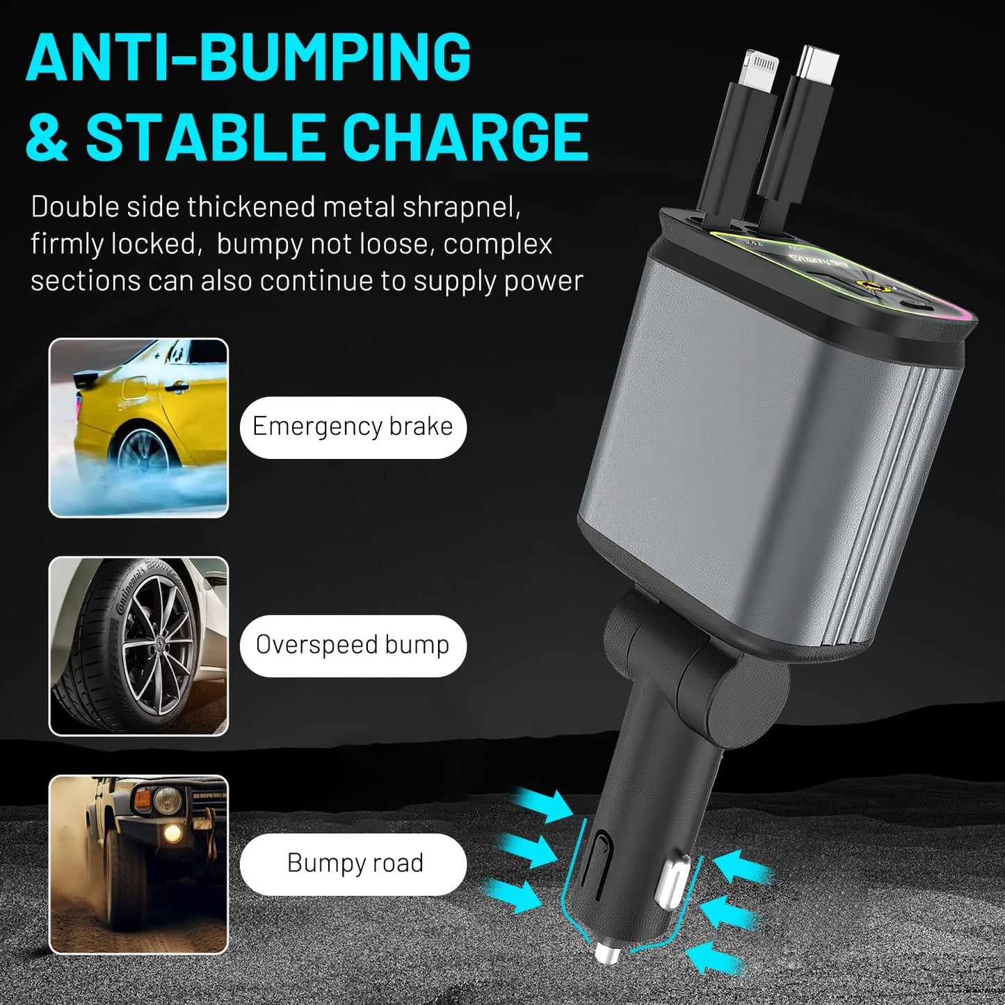 Phonery StarCharge ® Phone Car Charger with Starlight Projector-Getphonery