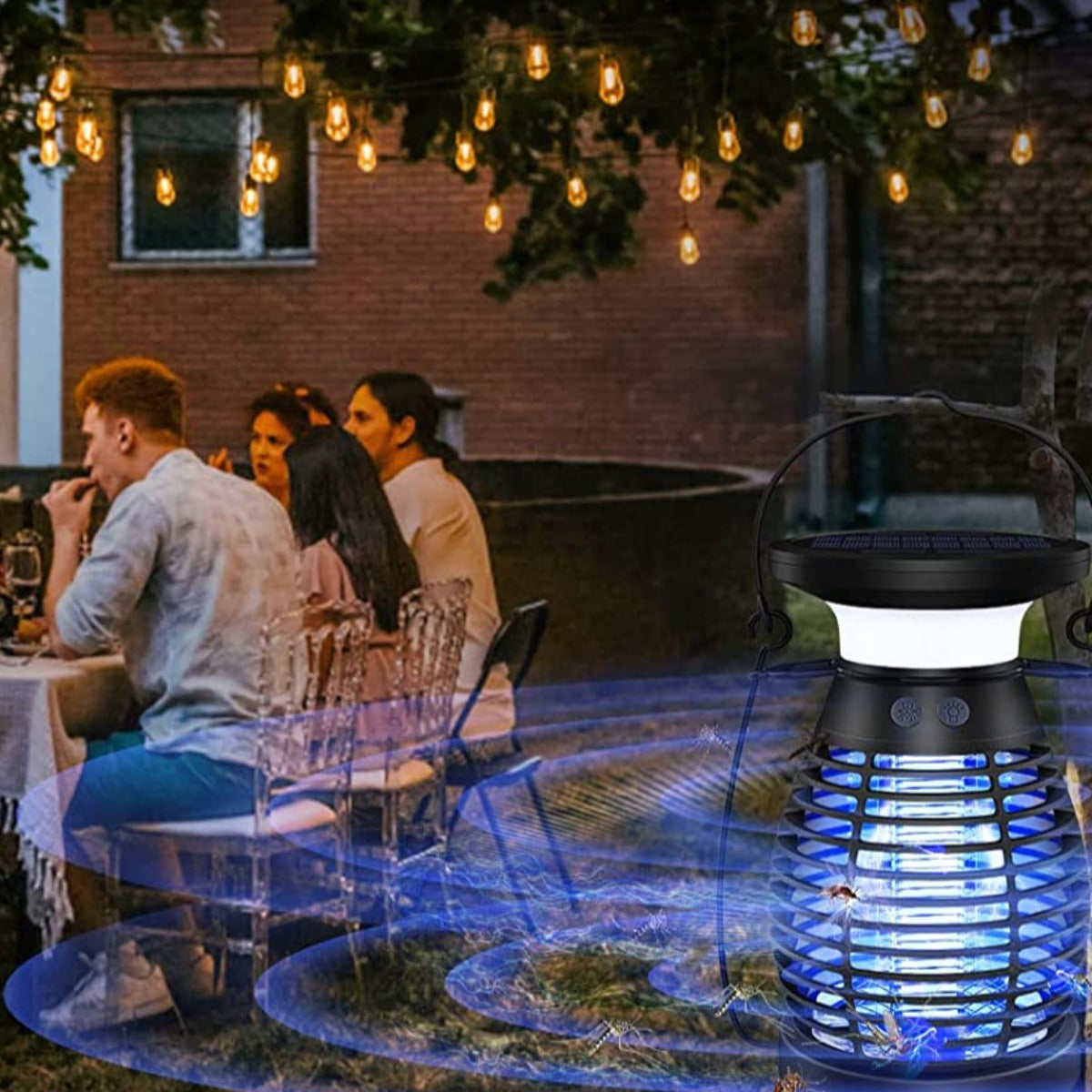 Phonery EasyZap ® Solar Powered Bug Zapper-Getphonery