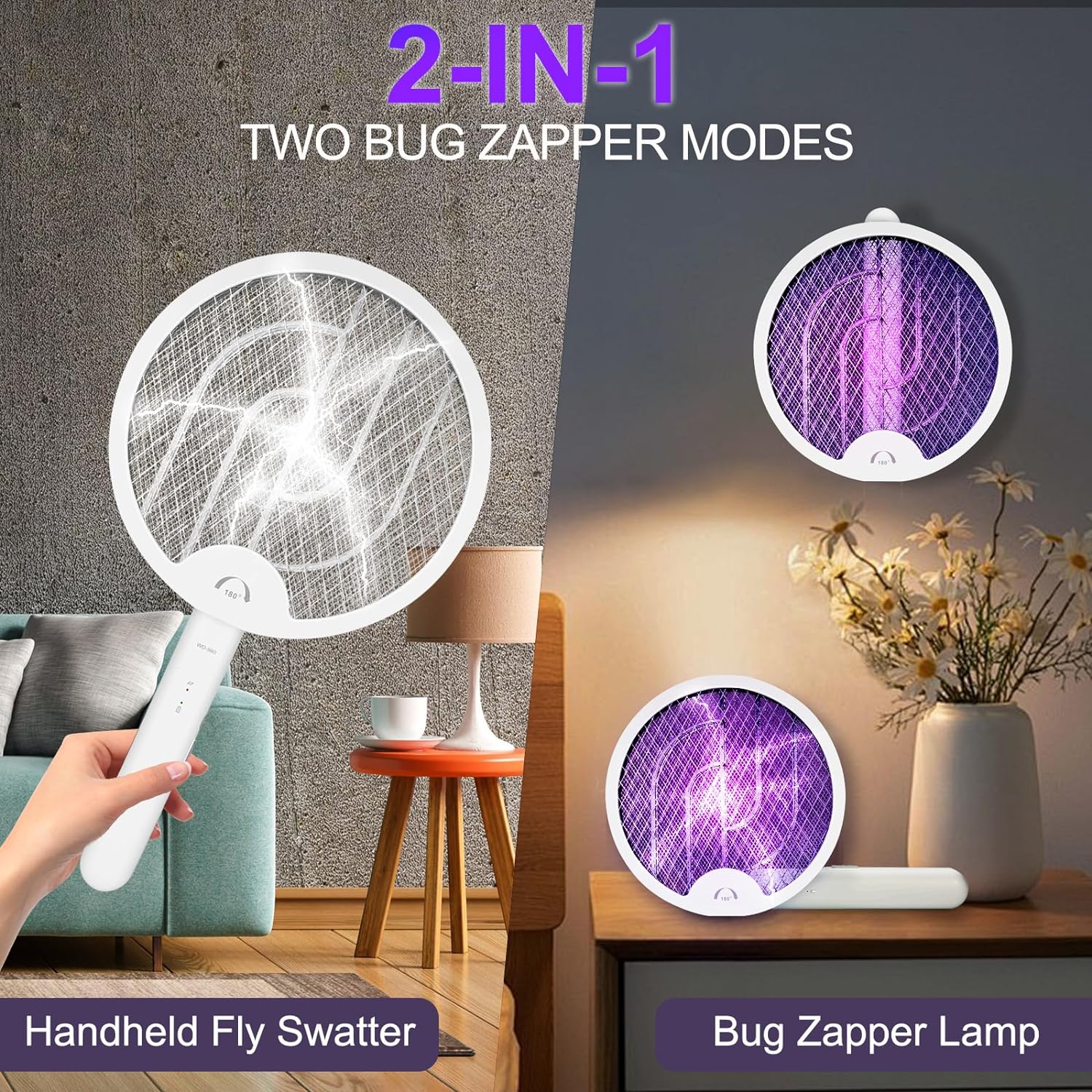 Phonery FlyZap ® Electric Fly Swatter-Getphonery